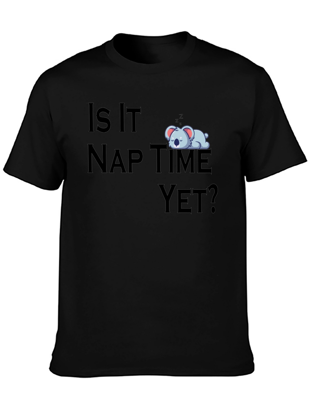 Nap Time Koala Bear Graphic T-Shirt