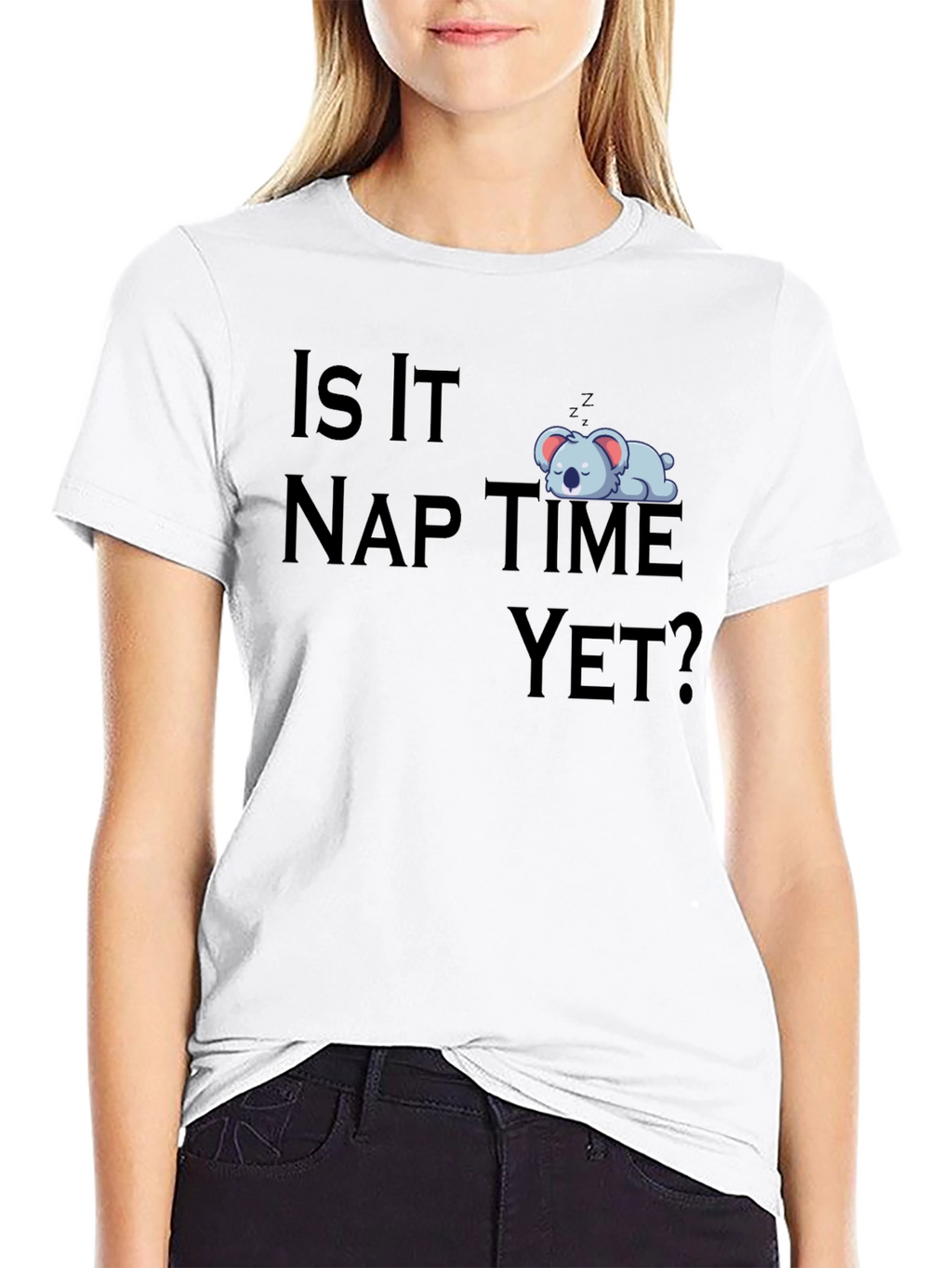 Nap Time Koala Bear Graphic T-Shirt