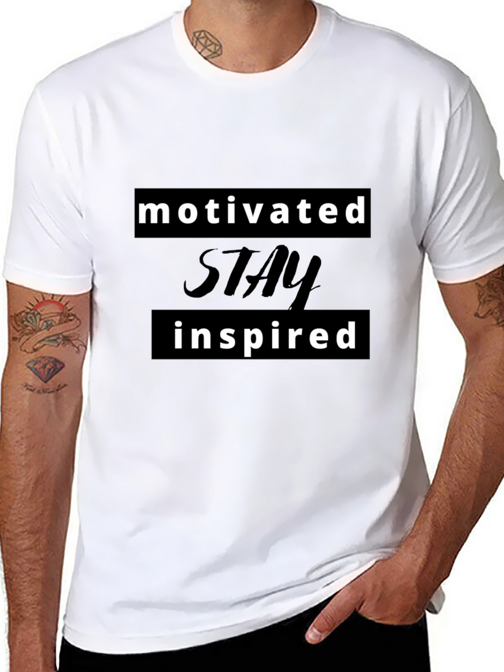 Motivated Stay Inspired Graphic Tee