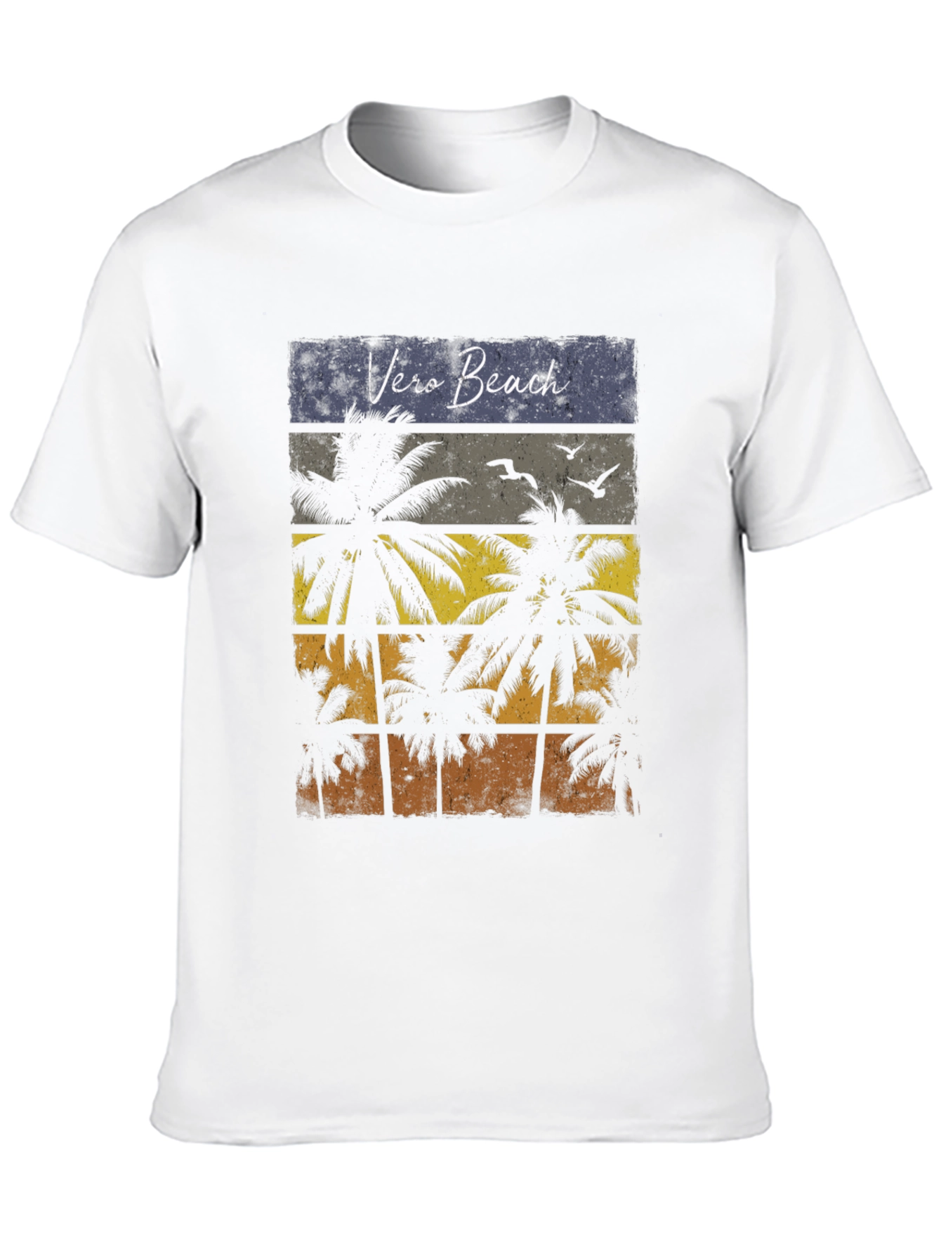 Vero Beach Palm Tree Graphic T-Shirt - Vacation Ready