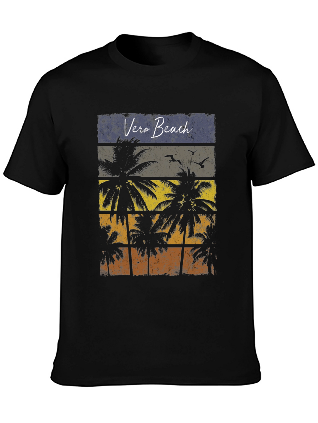 Vero Beach Palm Tree Graphic T-Shirt - Vacation Ready