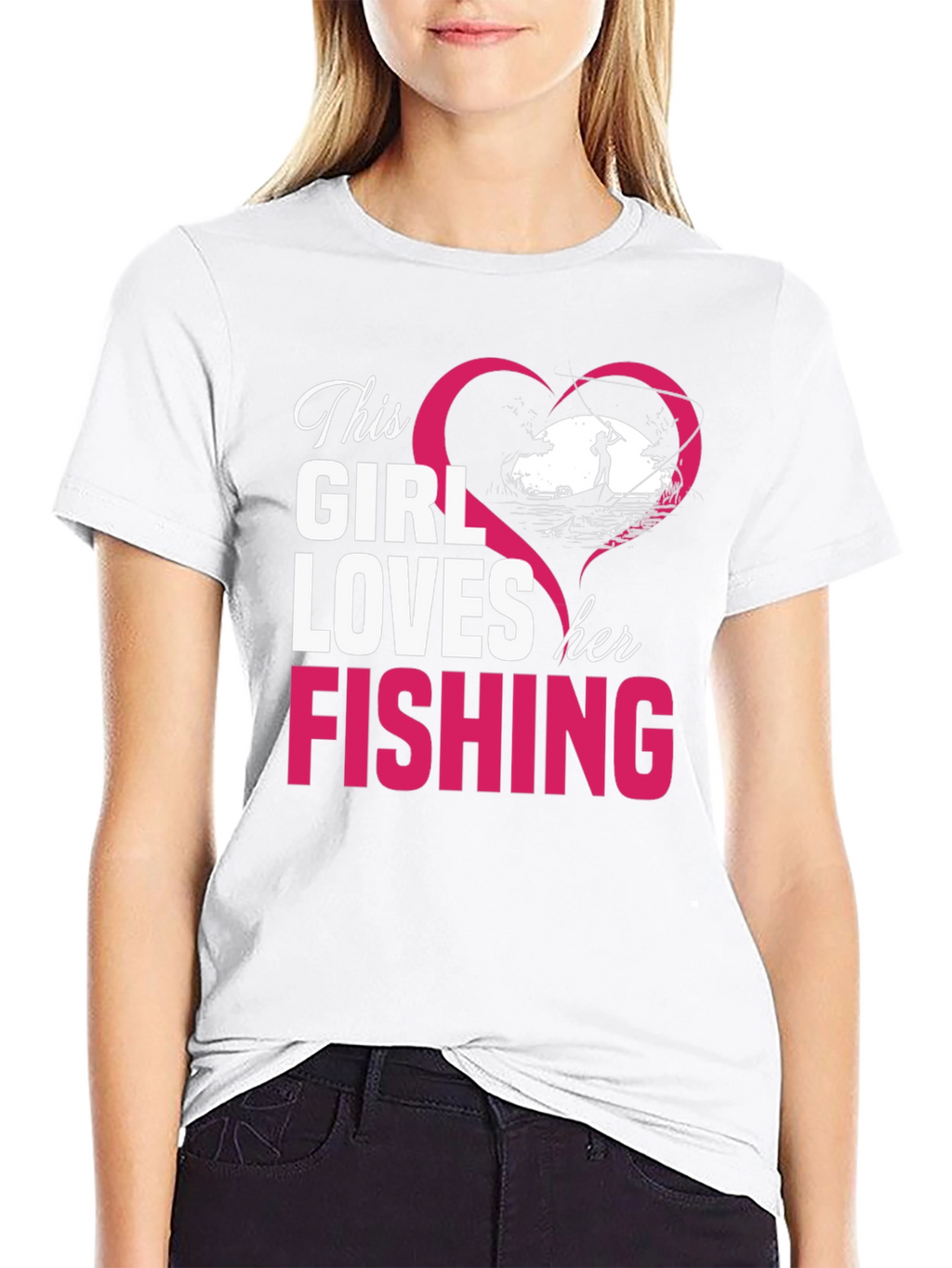 This Girl Loves Fishing T-Shirt