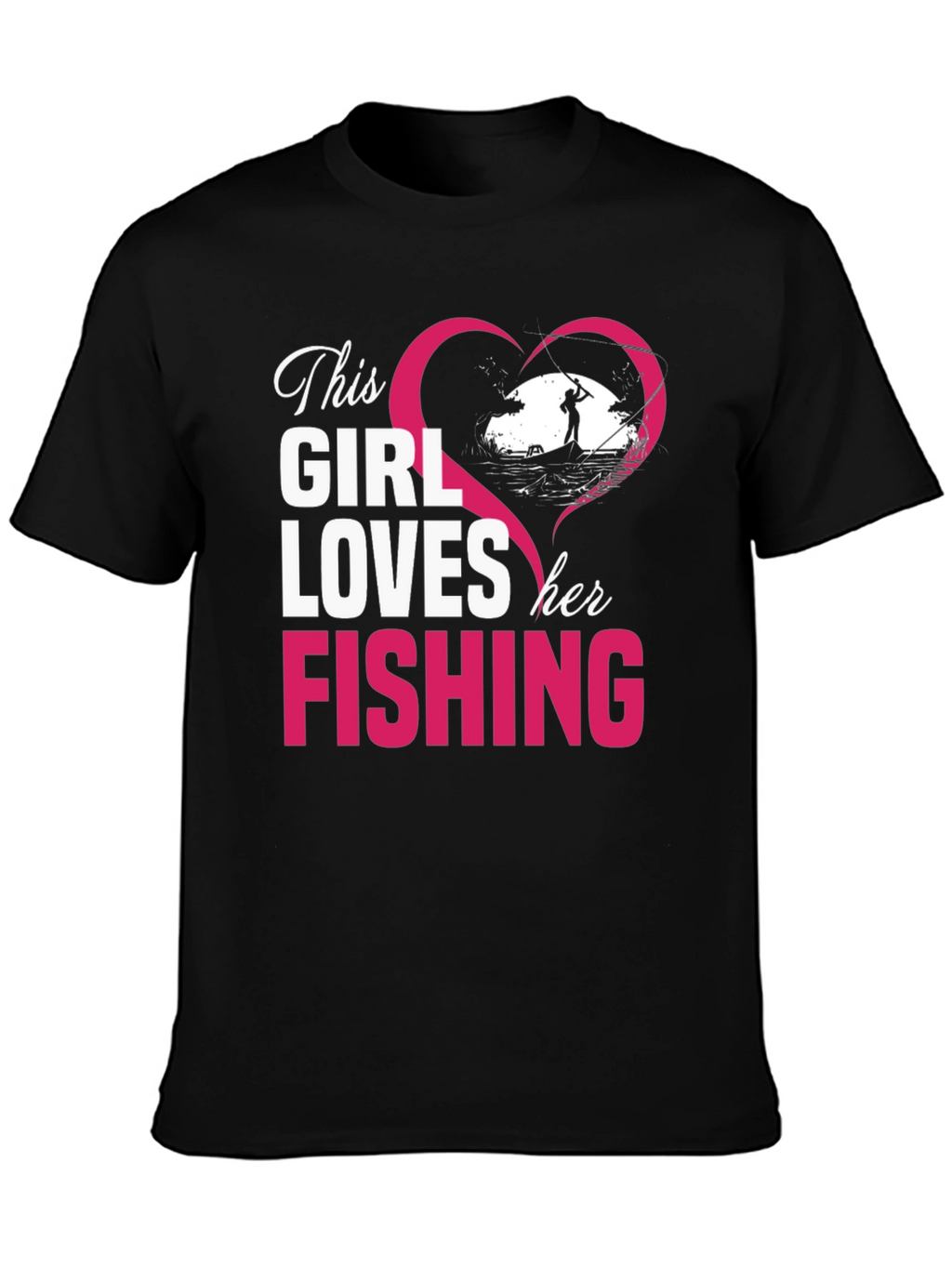 This Girl Loves Fishing T-Shirt