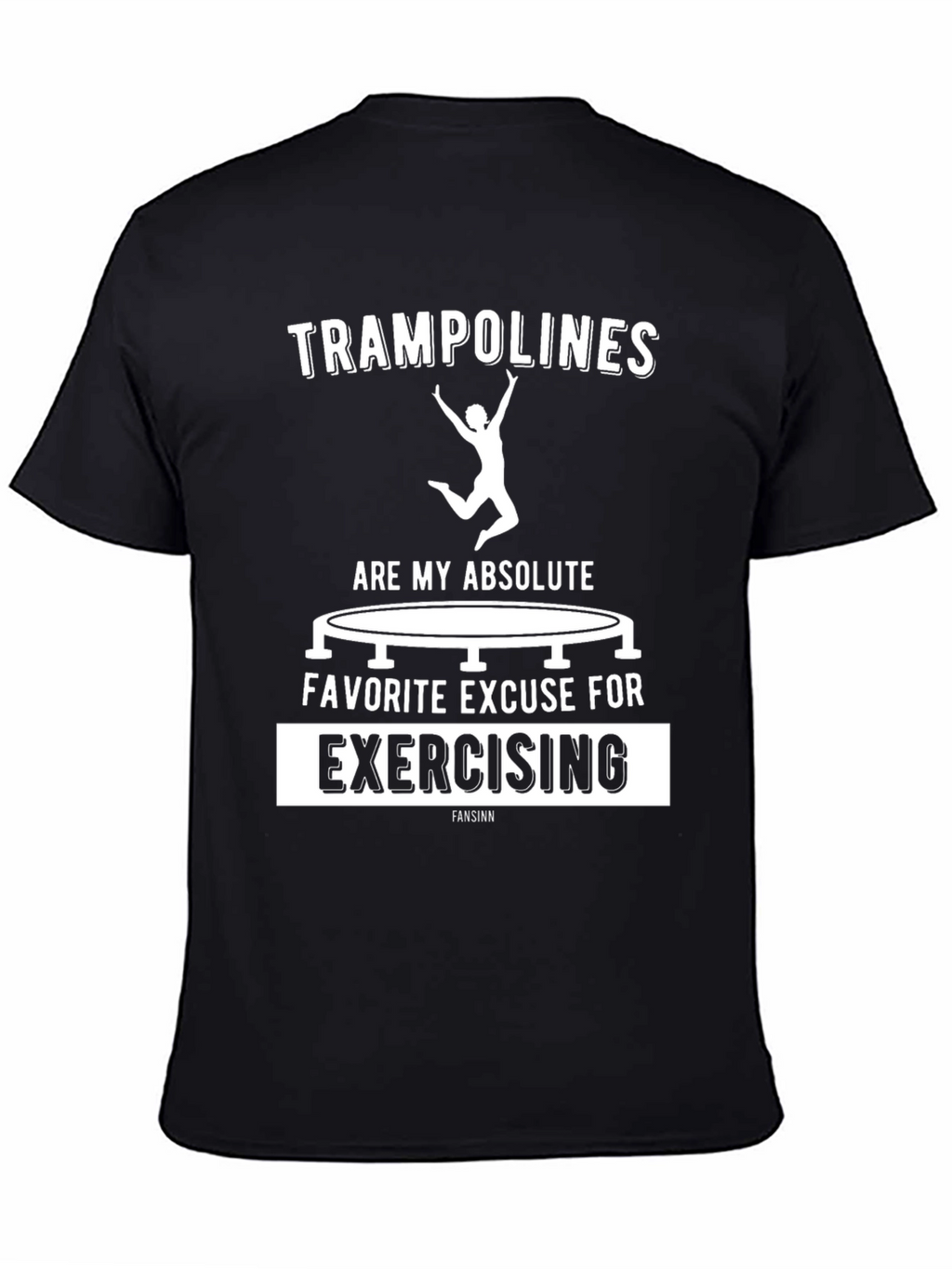 Trampoline Exercise T-Shirt Funny Graphic Tee