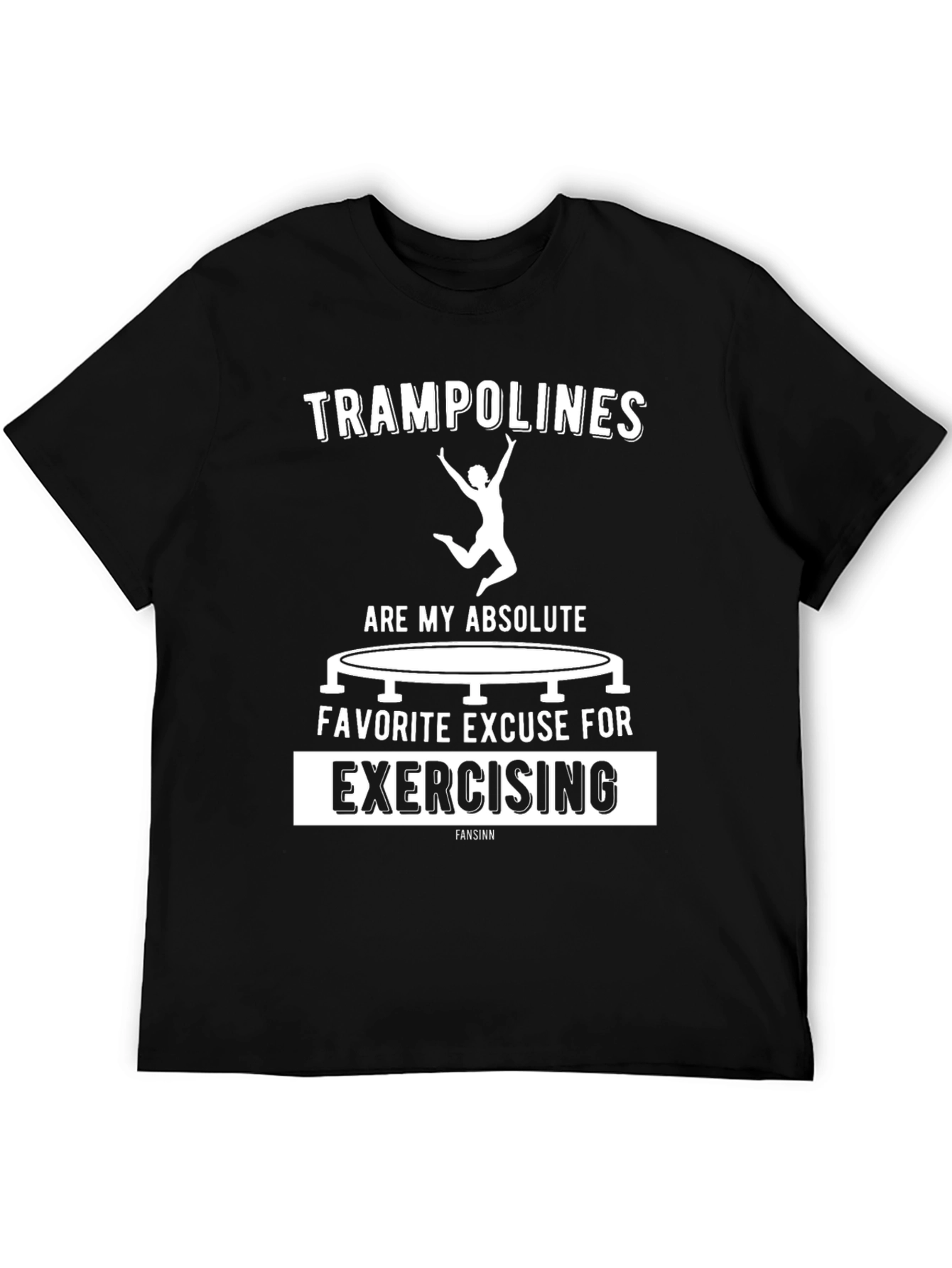 Trampoline Exercise T-Shirt Funny Graphic Tee