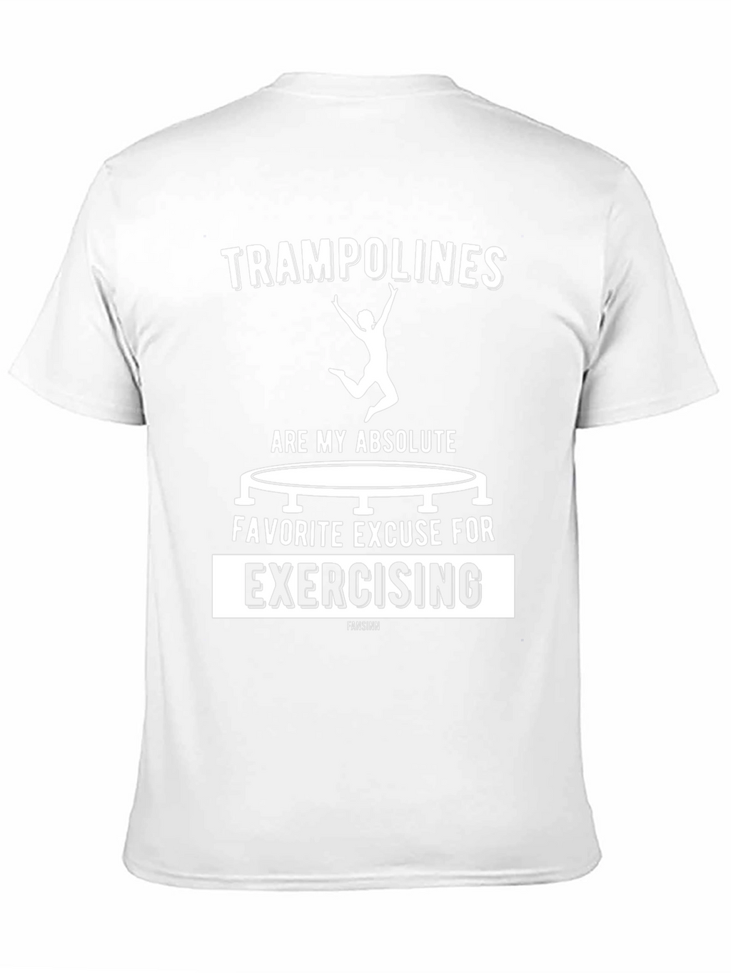 Trampoline Exercise T-Shirt Funny Graphic Tee
