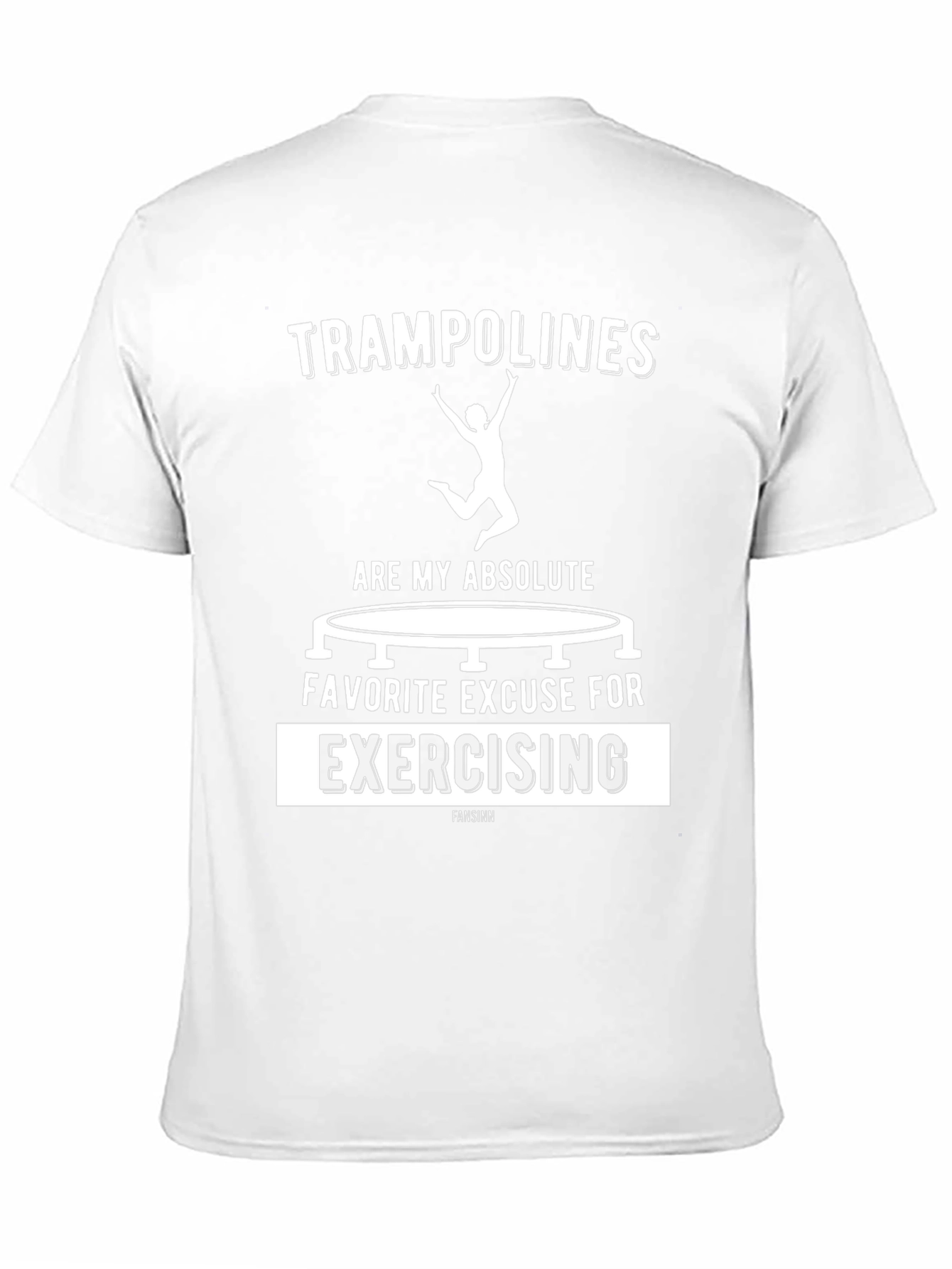 Trampoline Exercise T-Shirt Funny Graphic Tee