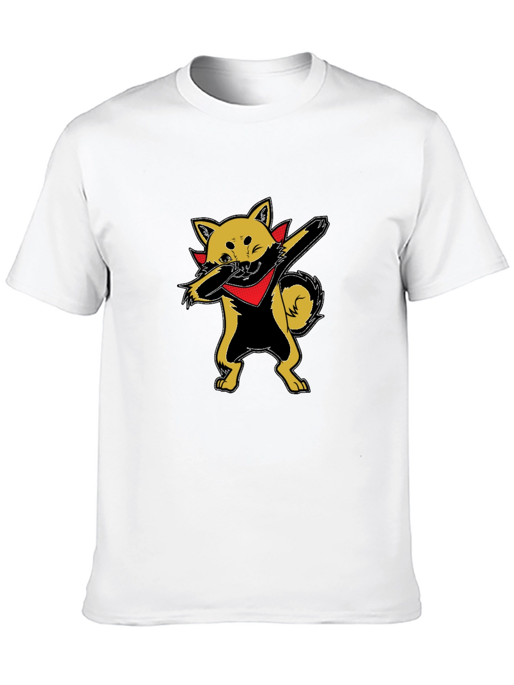 Dabbing Shiba Inu Graphic T-Shirt - Cool Dog Tee