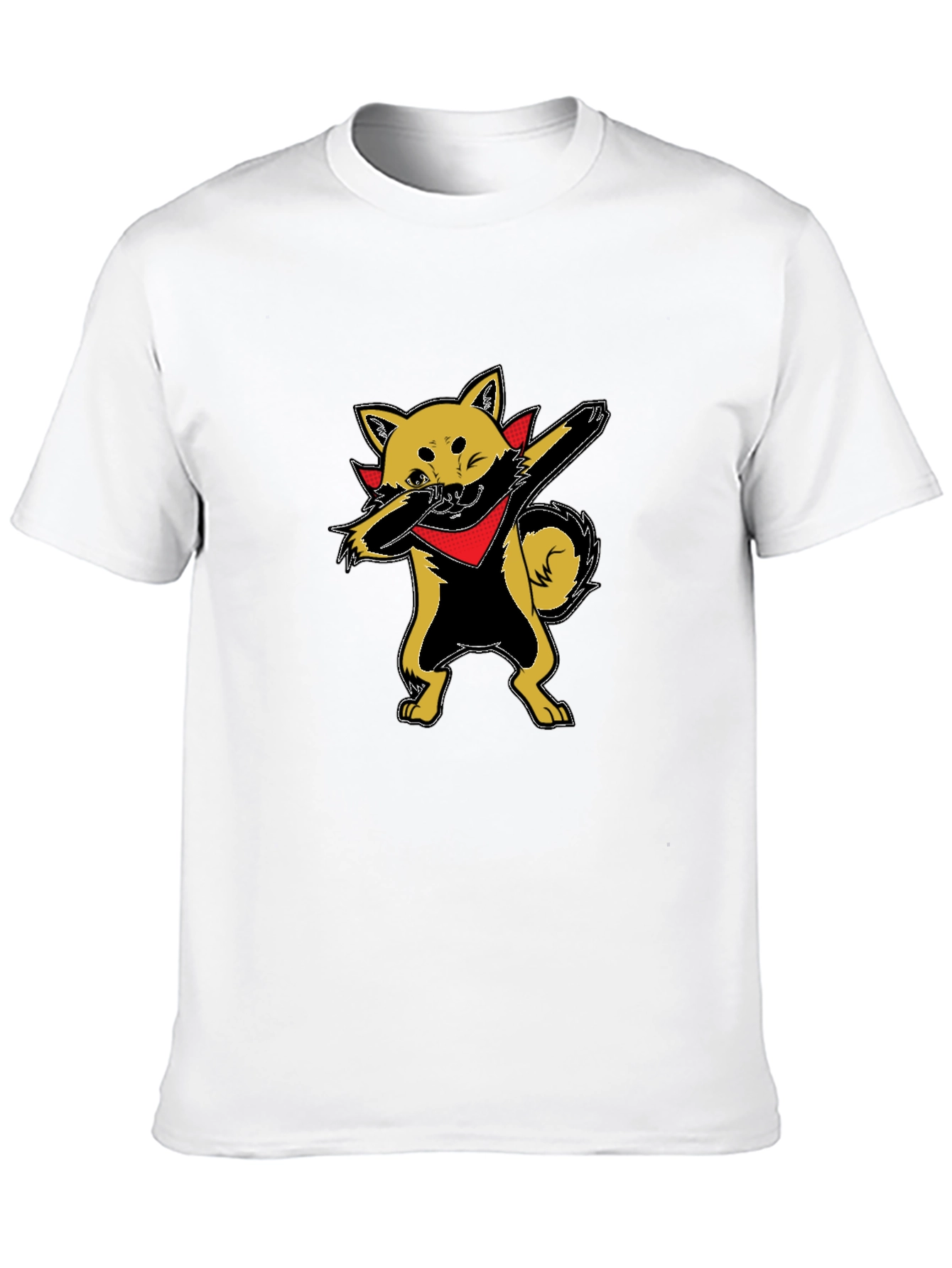 Dabbing Shiba Inu Graphic T-Shirt - Cool Dog Tee