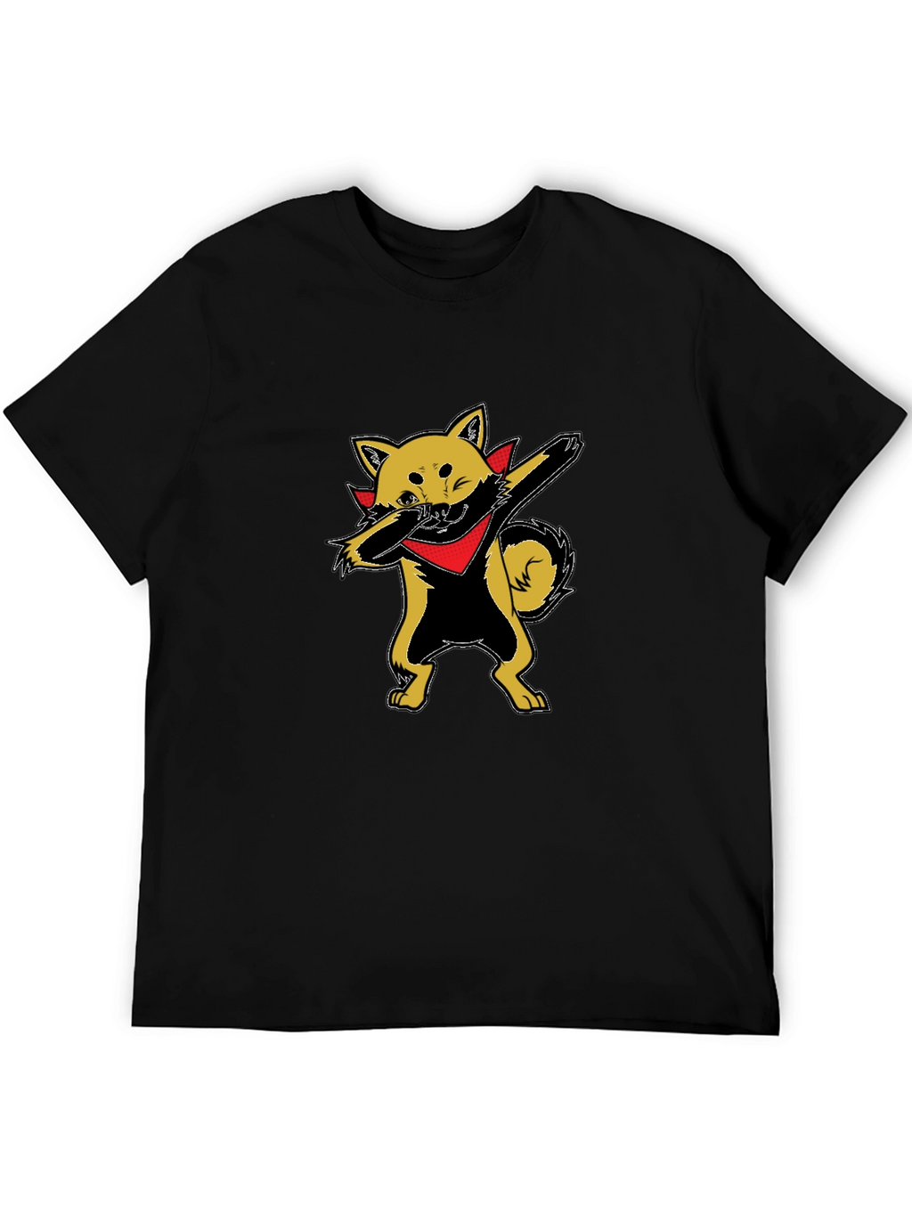 Dabbing Shiba Inu Graphic T-Shirt - Cool Dog Tee