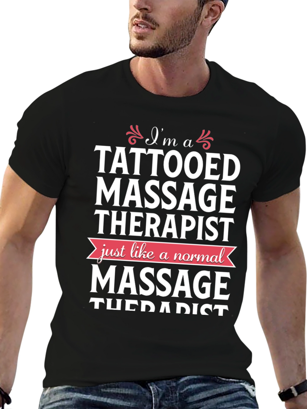 Tattooed Massage Therapist Graphic Tee