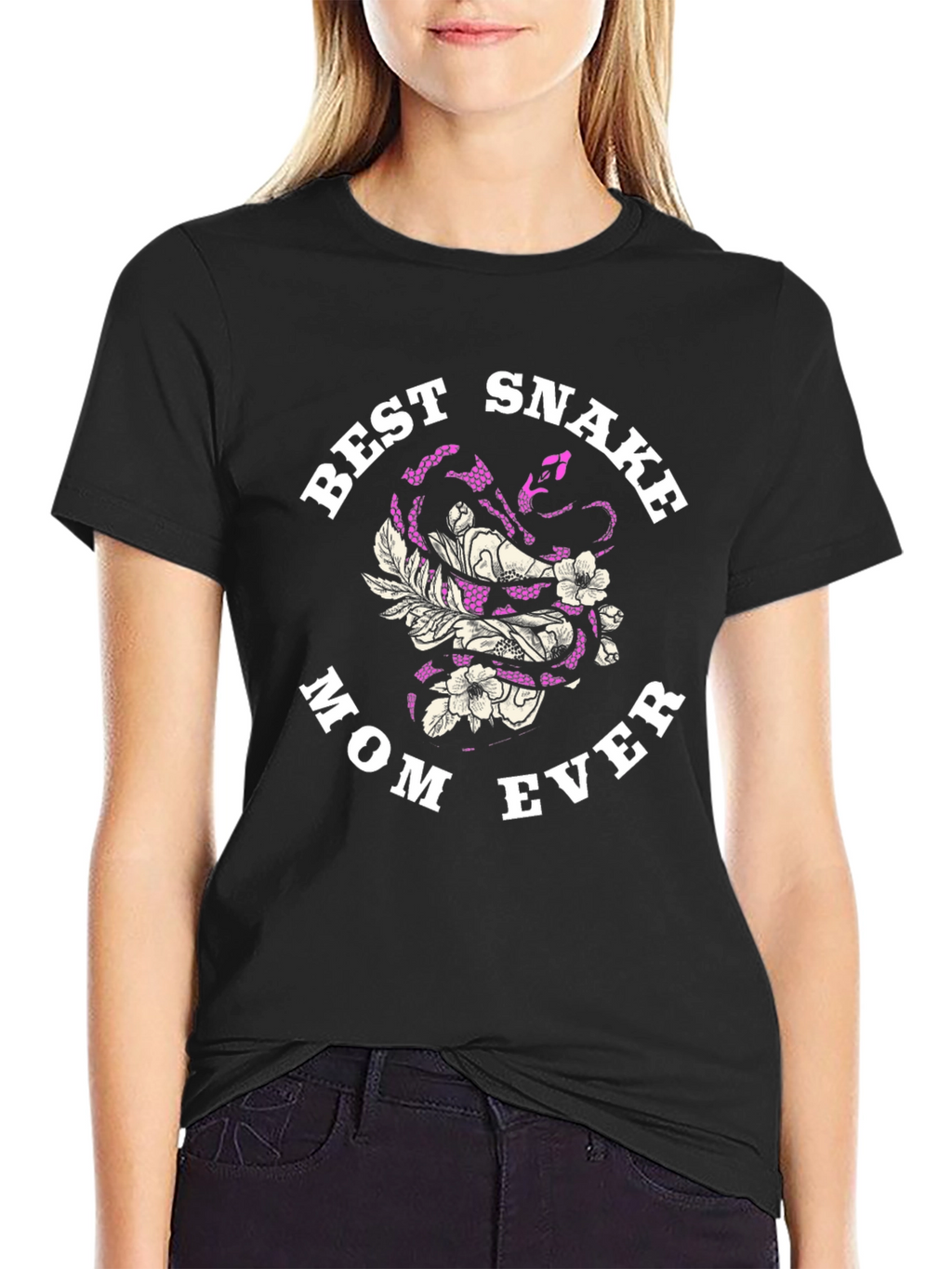 Best Snake Mom Ever Graphic T-Shirt