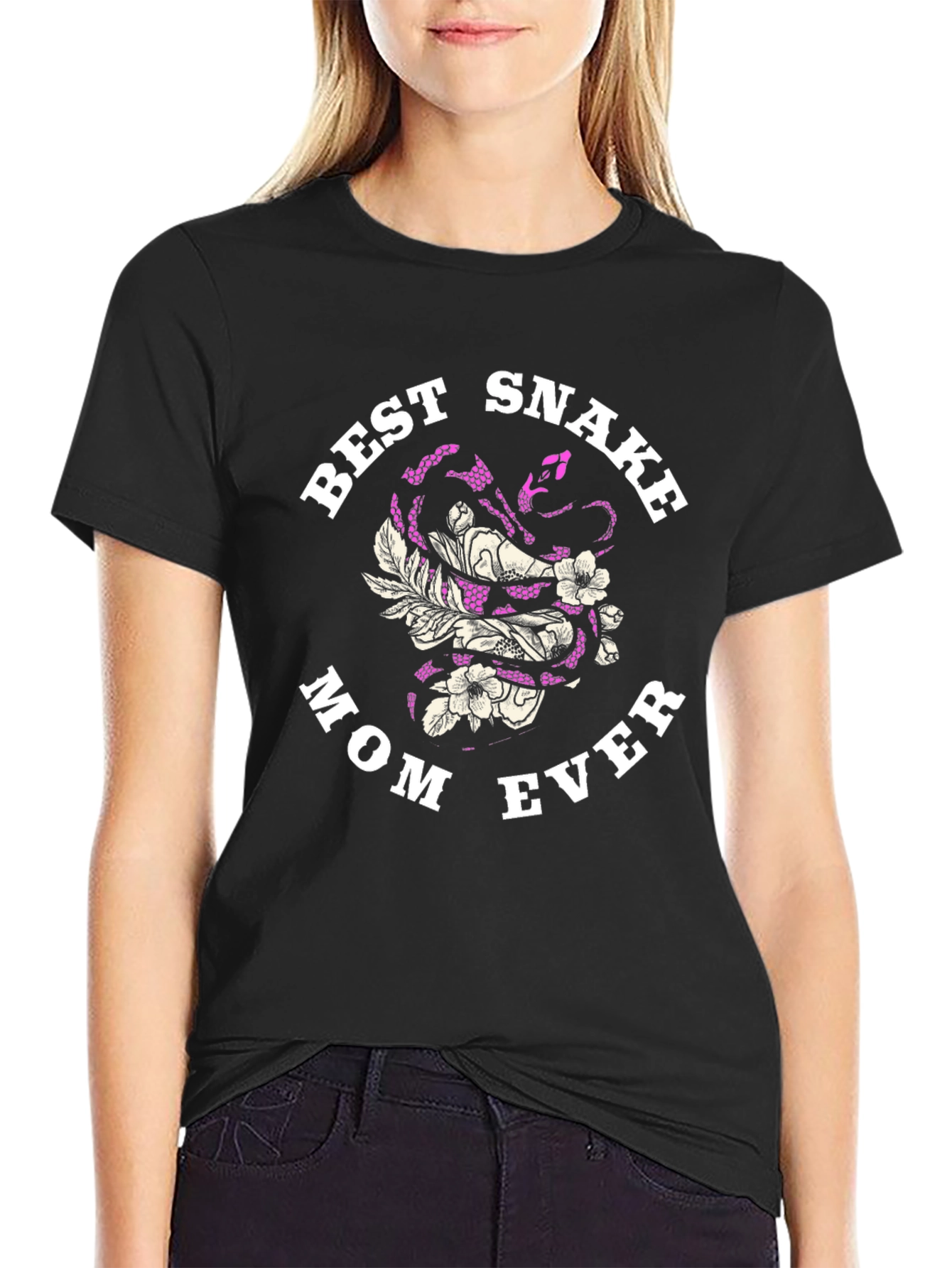 Best Snake Mom Ever Graphic T-Shirt
