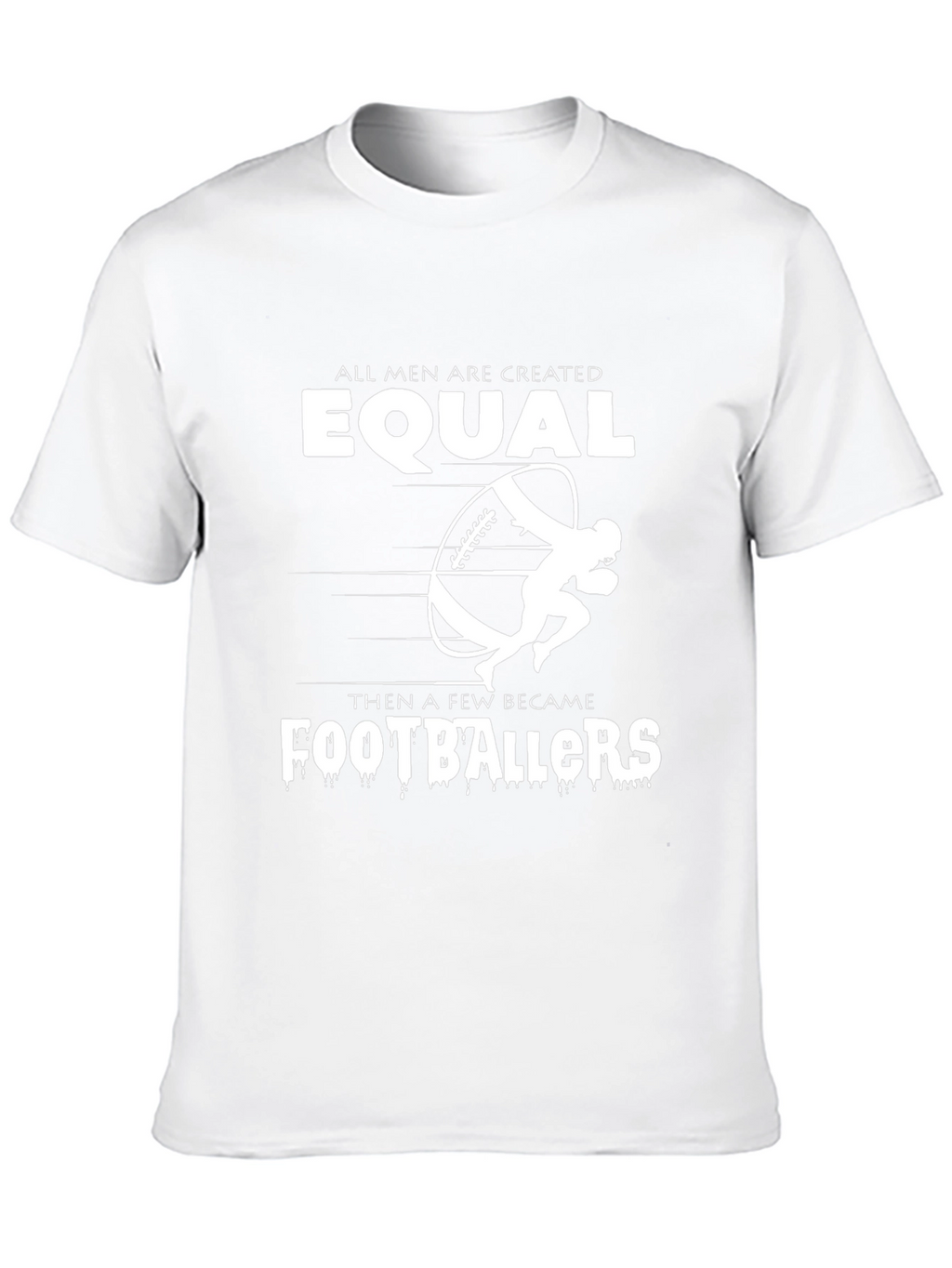 Equal Footballers Graphic Tee - Black Cotton T-Shirt