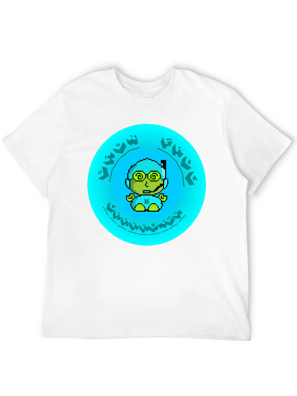 Pixel Diver Graphic Tee - Black Cotton T-Shirt