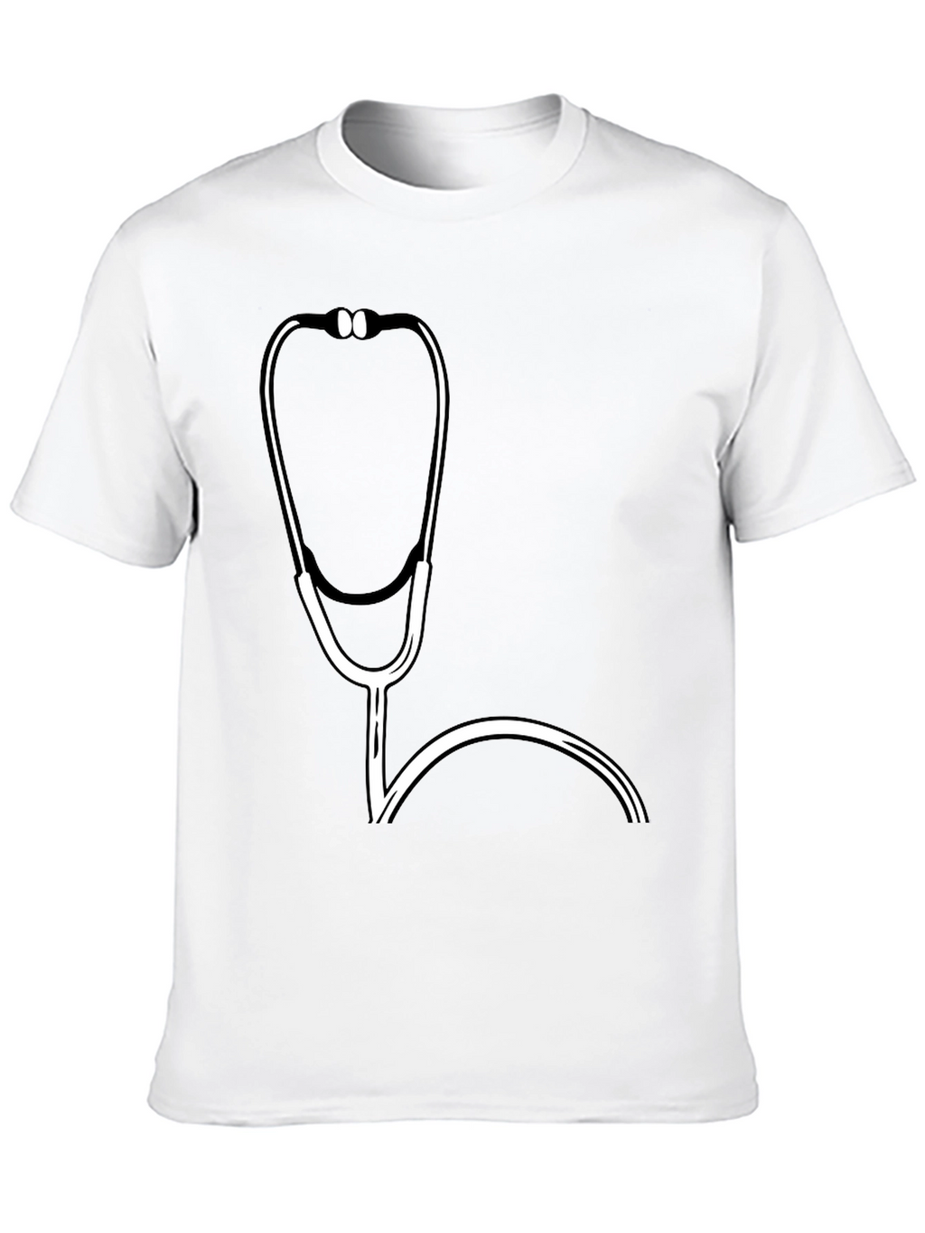 Doctor Stethoscope Graphic Tee - Medical Professional T-Shirt