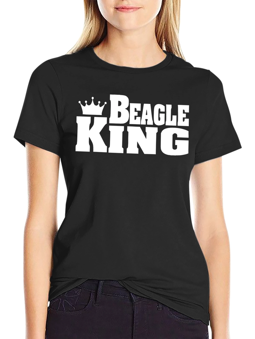 Beagle King T-Shirt - Royal Dog Lover Tee