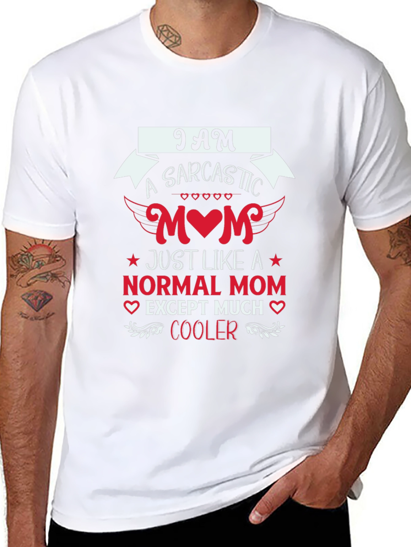 Sarcastic Mom Graphic Tee - Trendy Mothers Day Gift