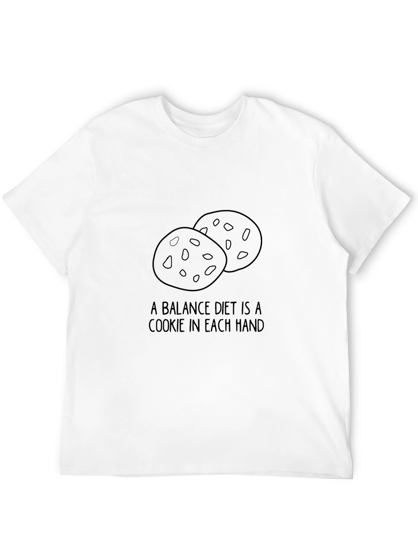 Cookie Diet T-Shirt - Balanced Diet Humor