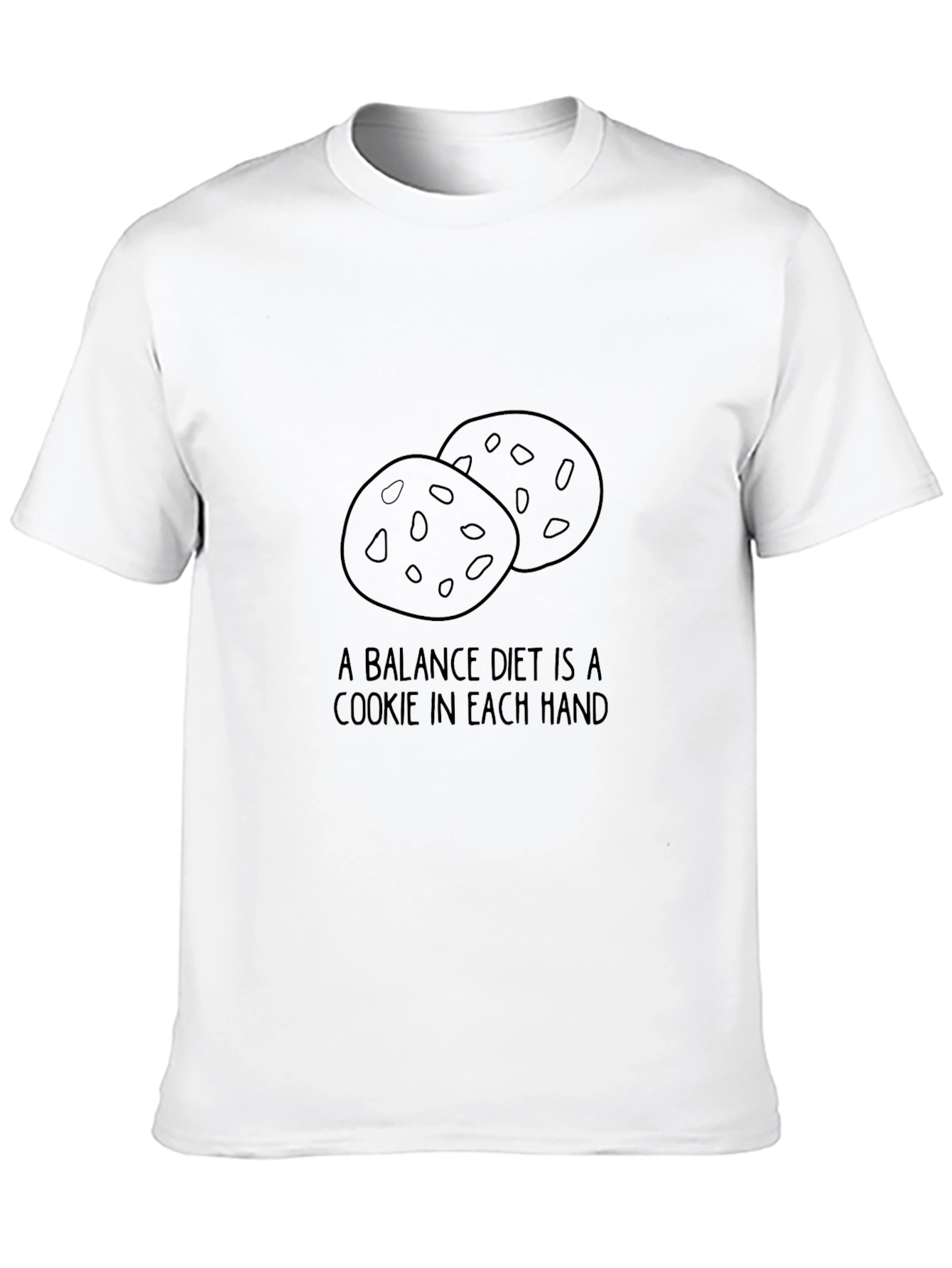 Cookie Diet T-Shirt - Balanced Diet Humor
