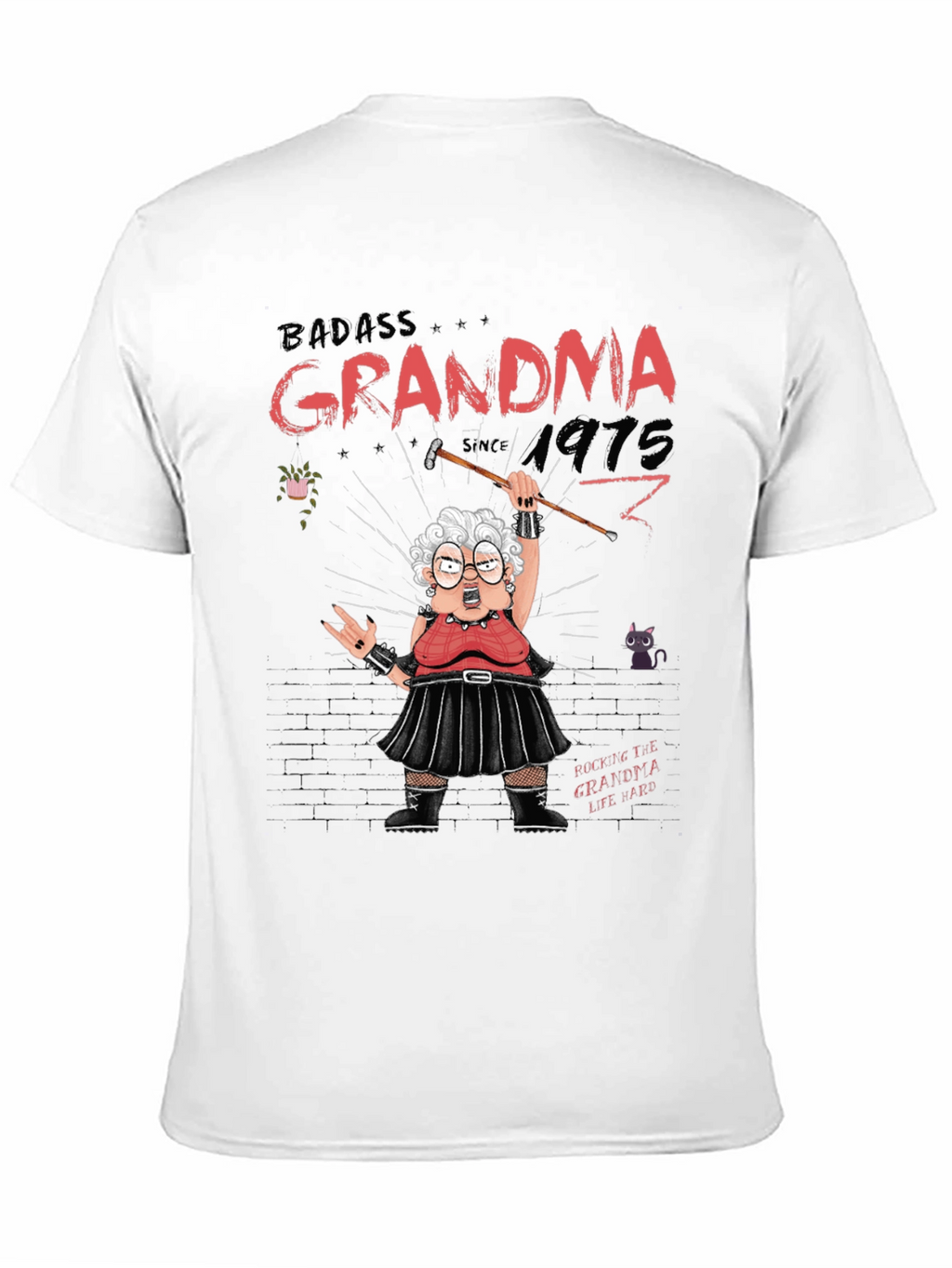 Badass Grandma T-Shirt - Rocker Style