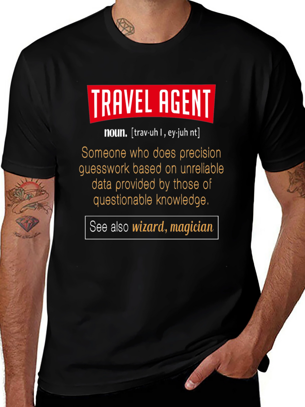 Travel Agent Definition T-Shirt - Funny Gift
