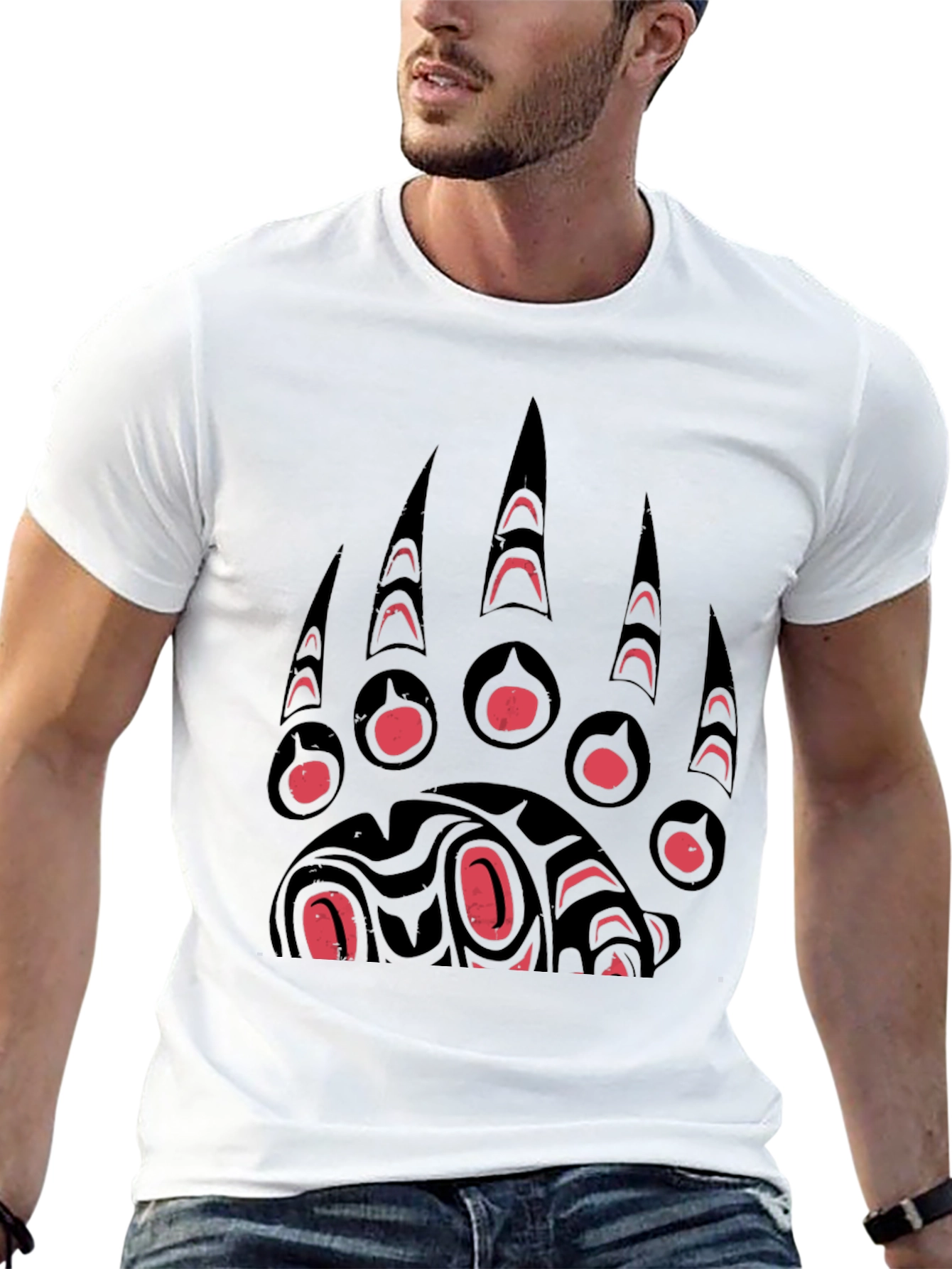 Bear Paw Graphic Tee - Unique Design