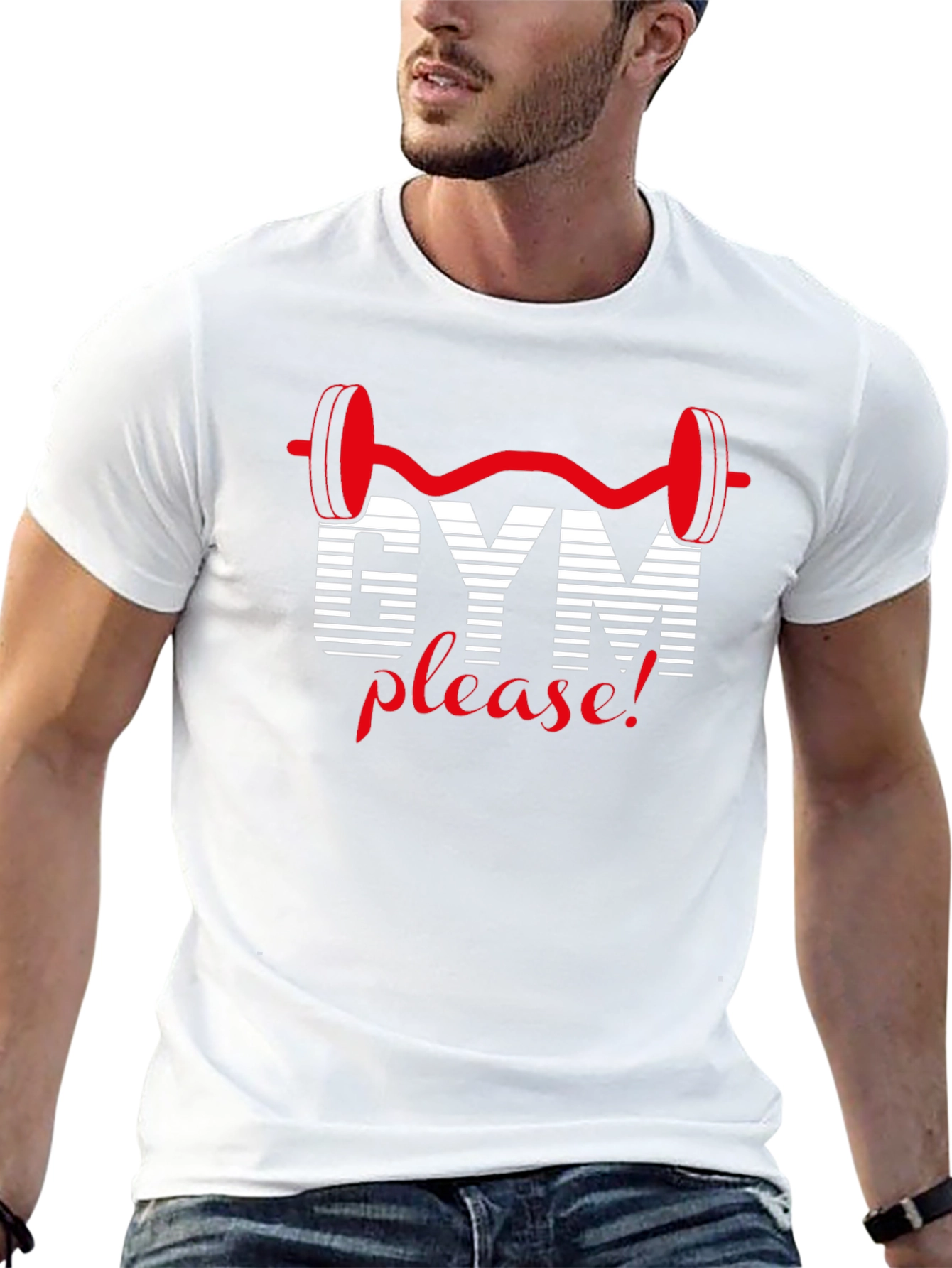 Gym Please! Black T-Shirt