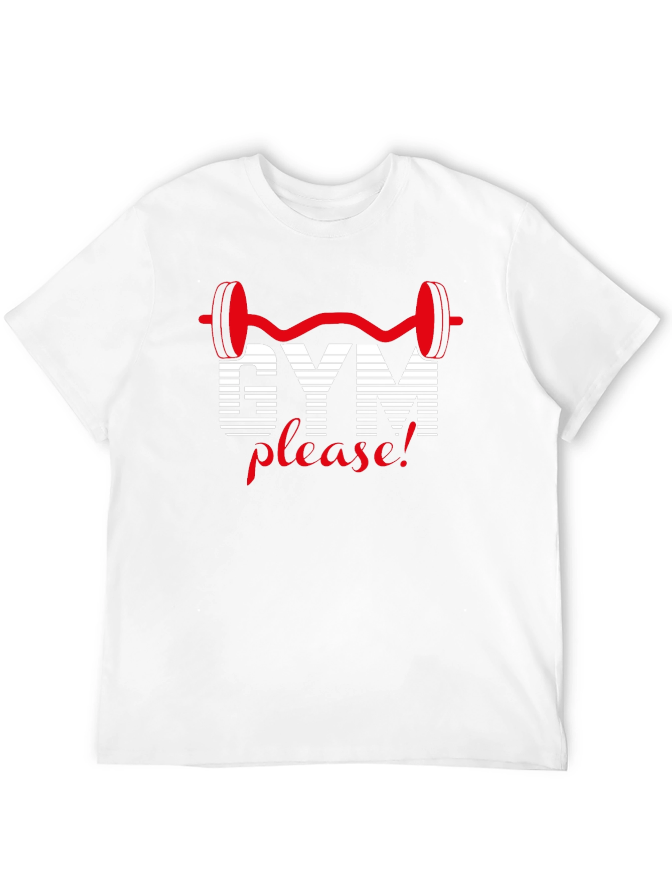Gym Please! Black T-Shirt