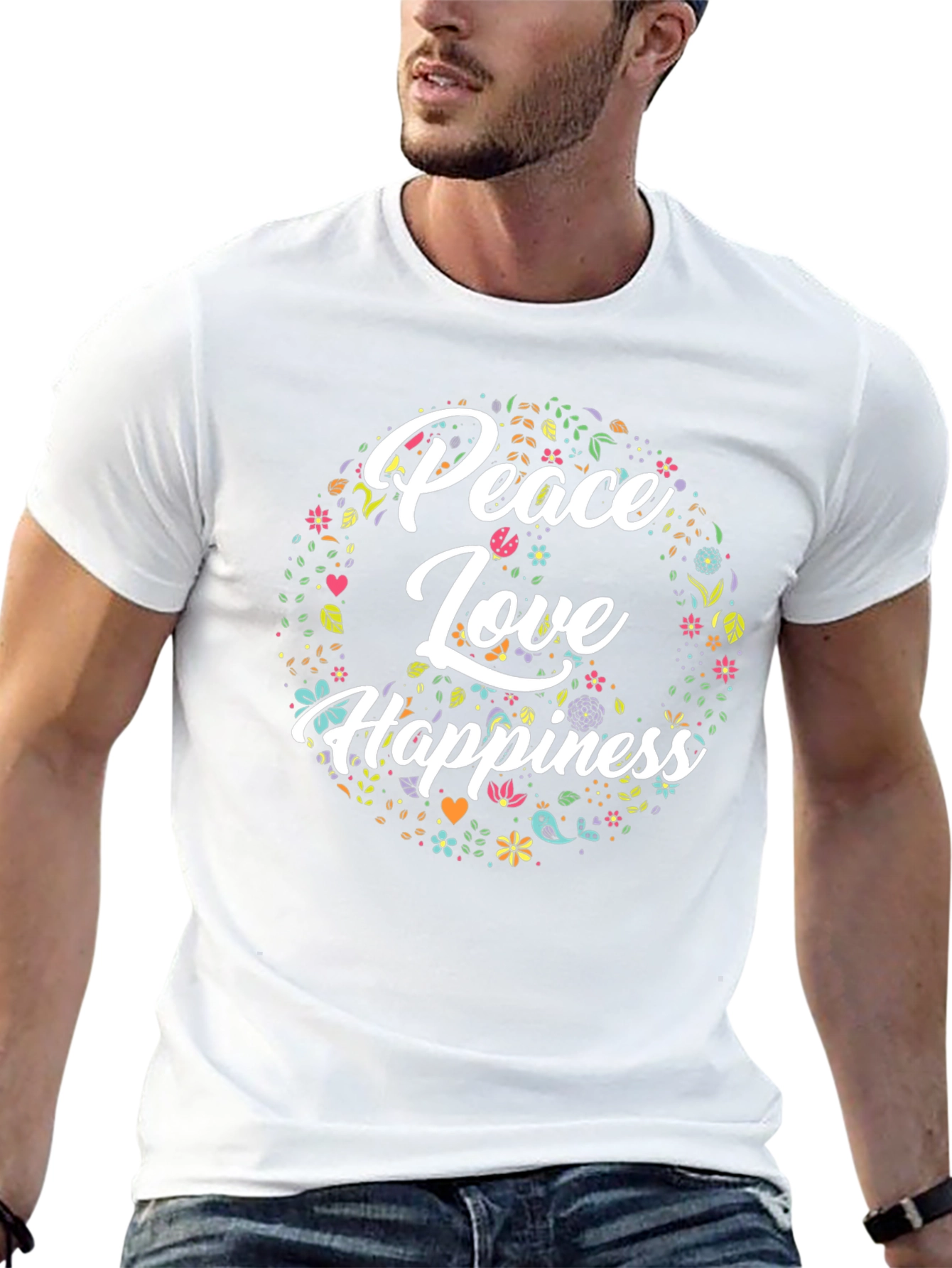 Peace Love Happiness T-Shirt