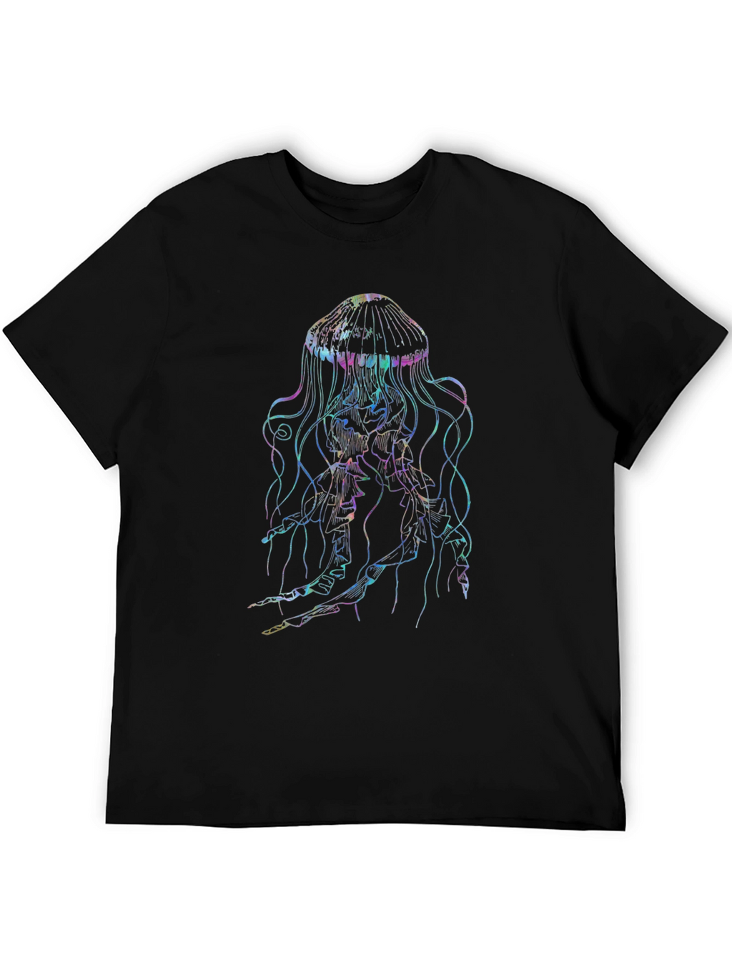 Jellyfish Graphic Black T-Shirt