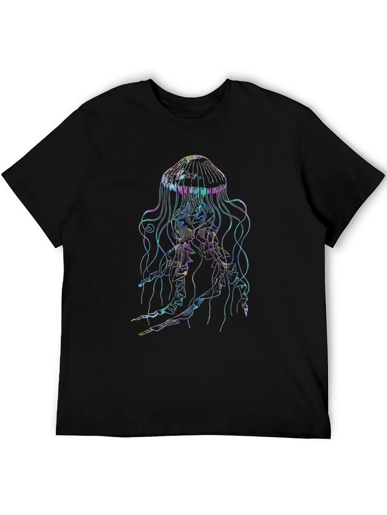Jellyfish Graphic Black T-Shirt
