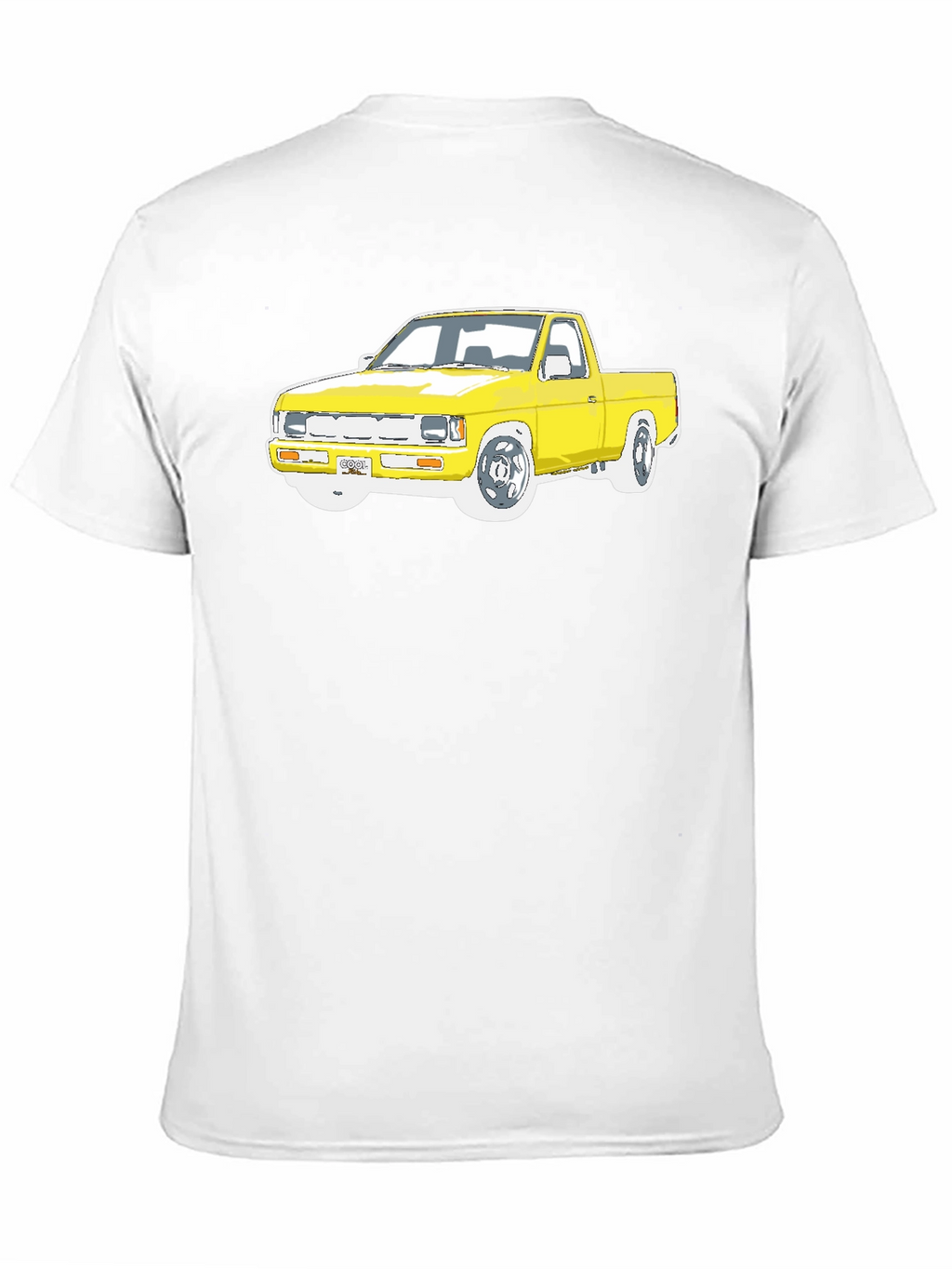Yellow Truck Graphic Tee - Cool Car Lovers T-Shirt