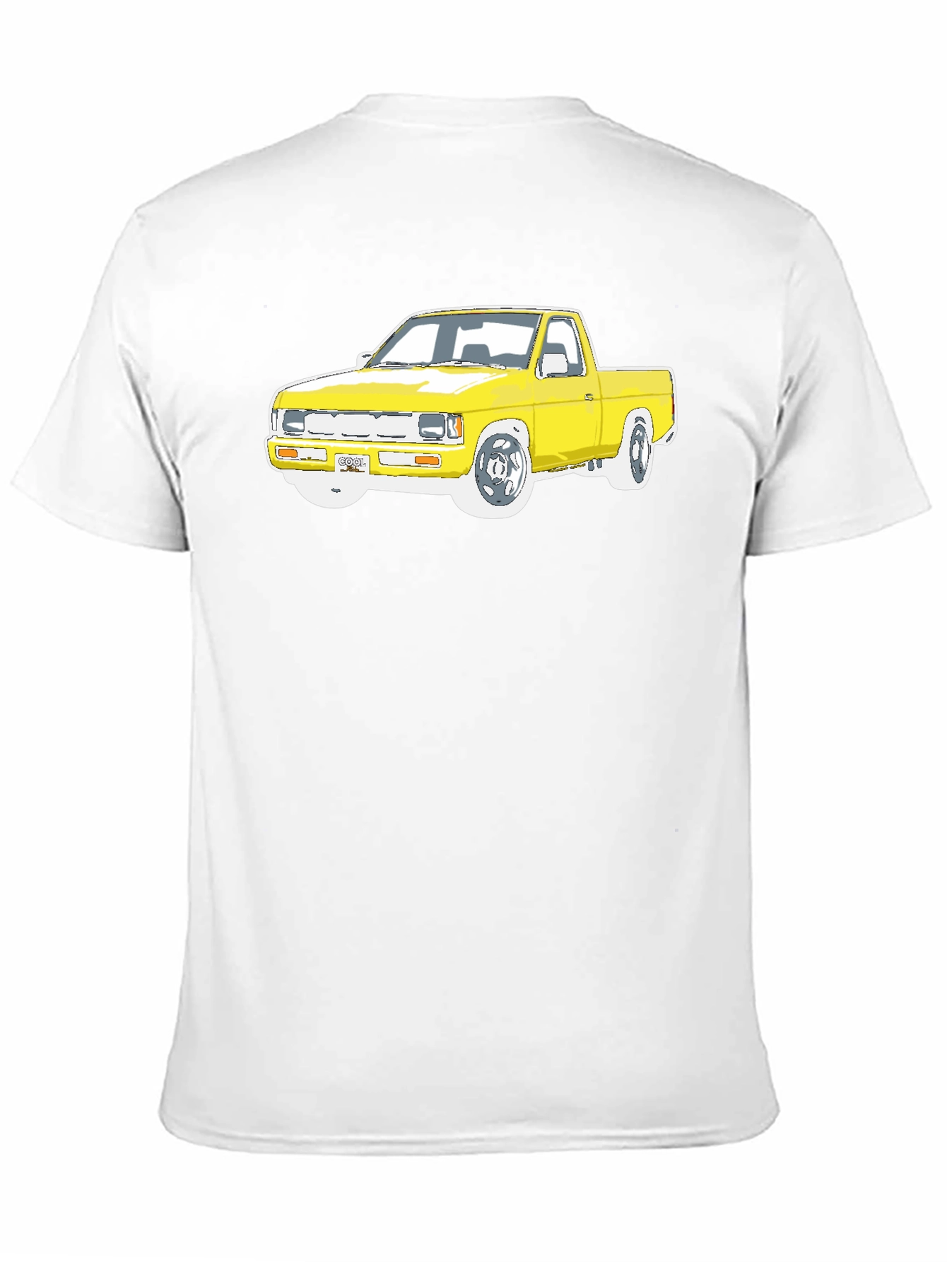 Yellow Truck Graphic Tee - Cool Car Lovers T-Shirt