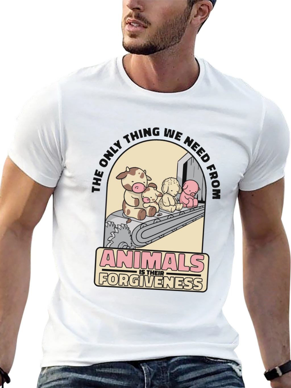 Animals is Their Forgiveness Graphic T-Shirt