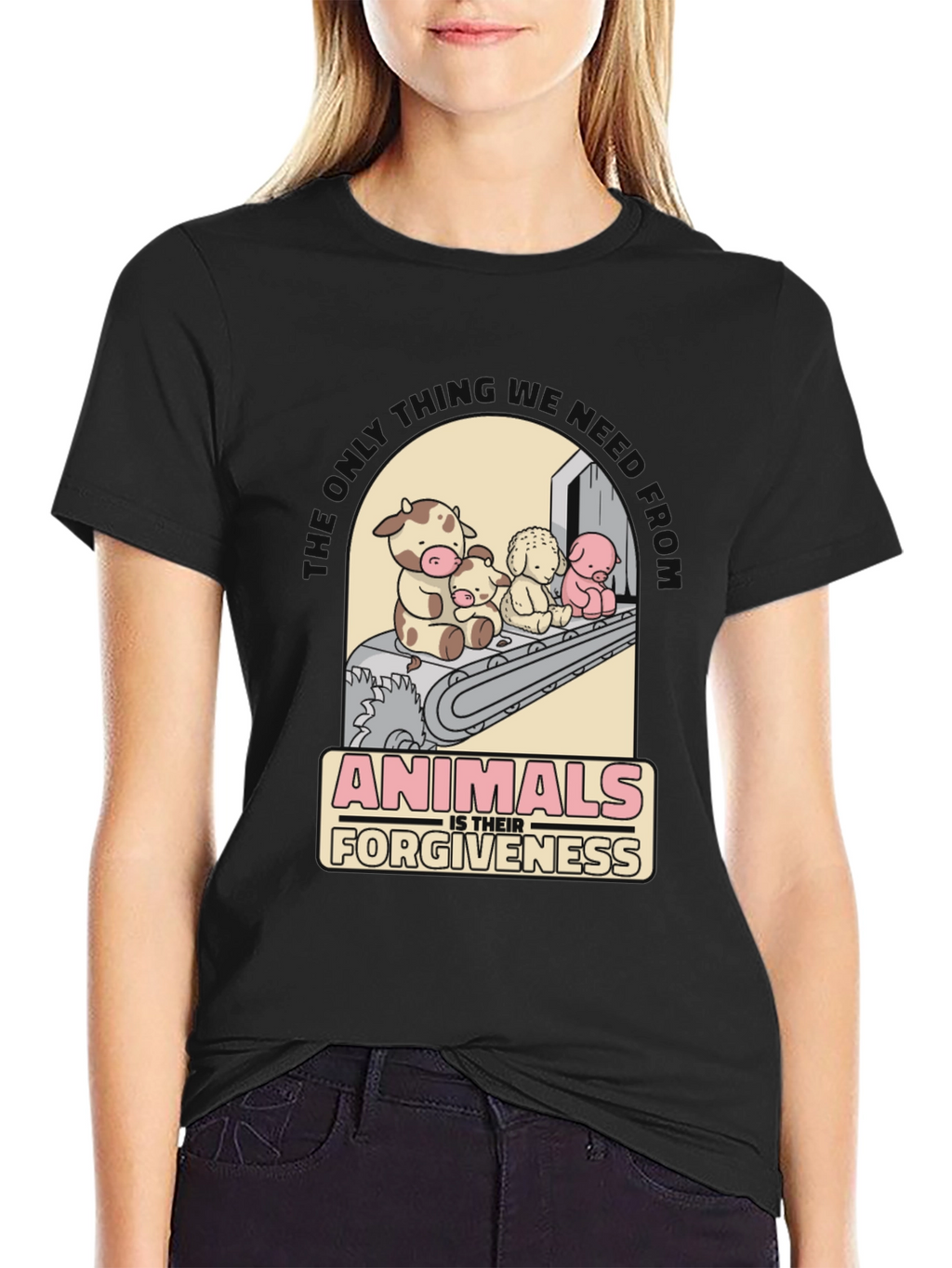 Animals is Their Forgiveness Graphic T-Shirt