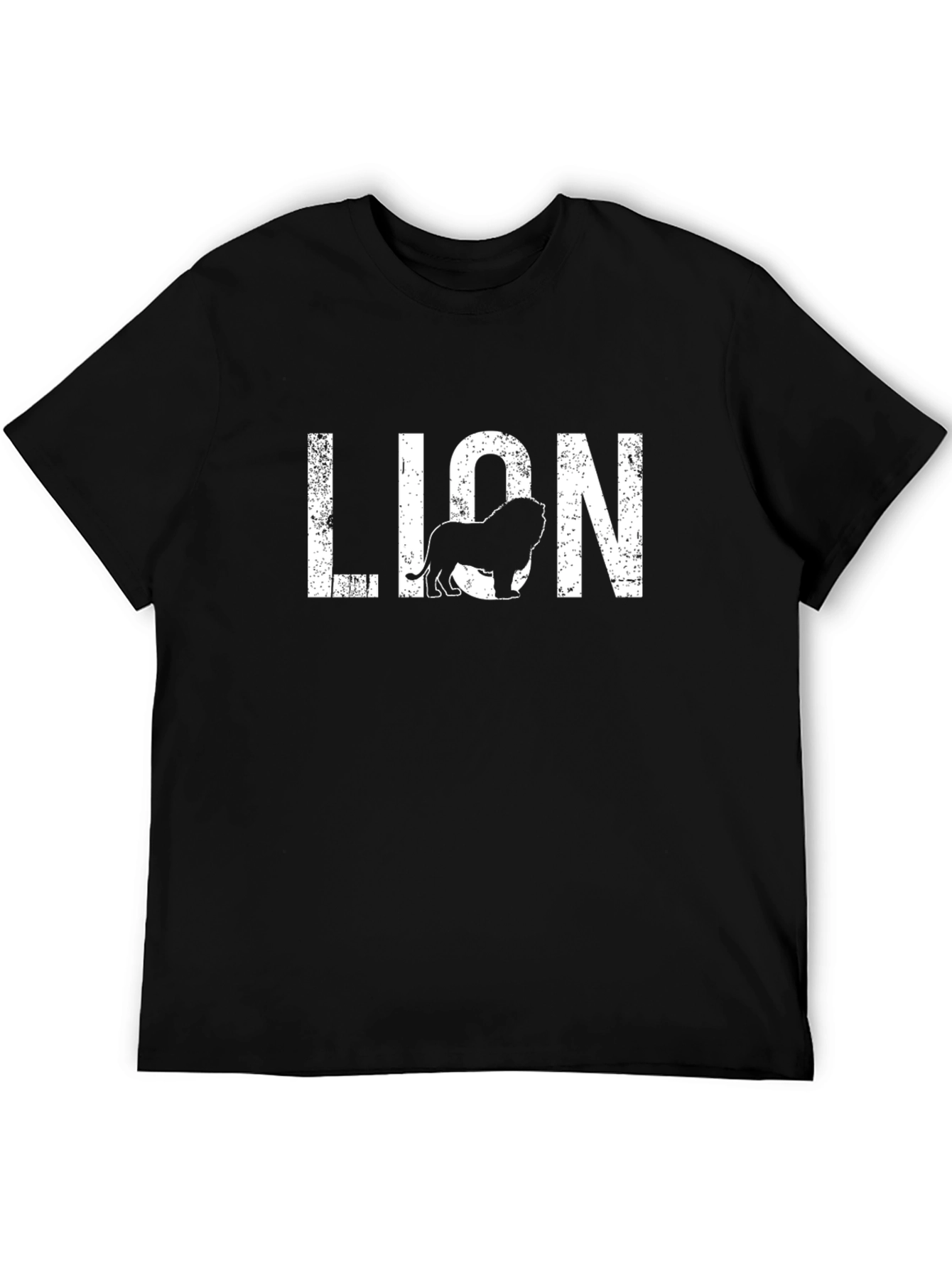 Lion Graphic Print T-Shirt