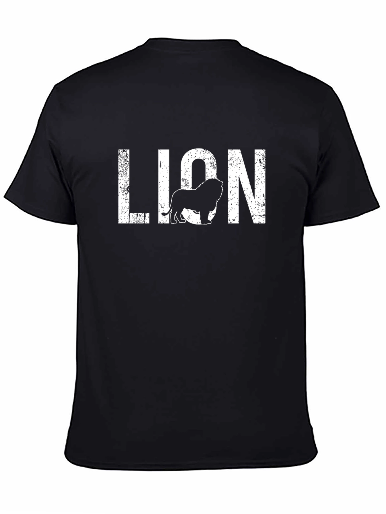Lion Graphic Print T-Shirt
