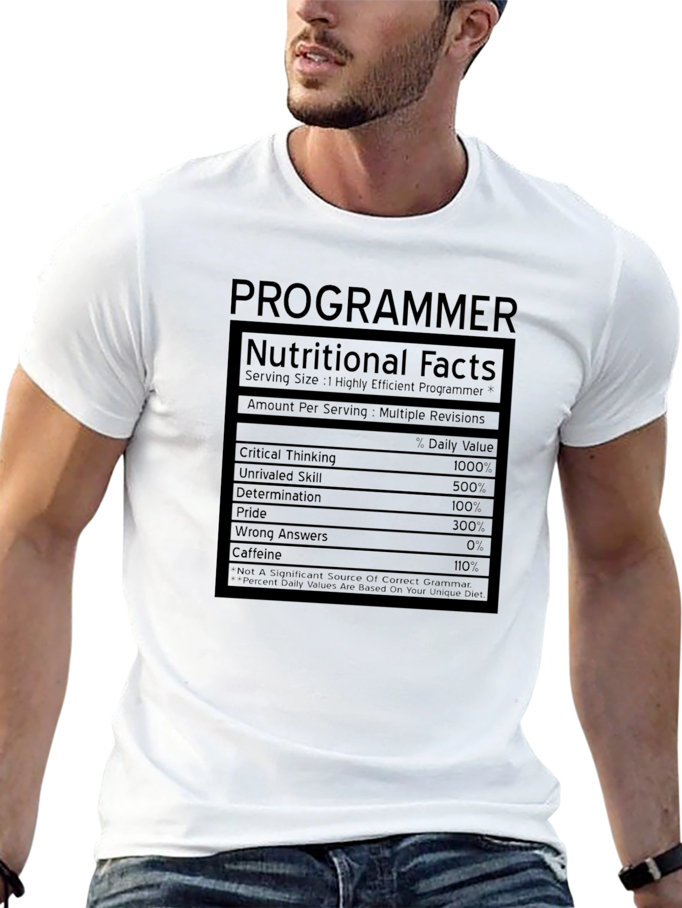 Programmer Nutritional Facts T-Shirt
