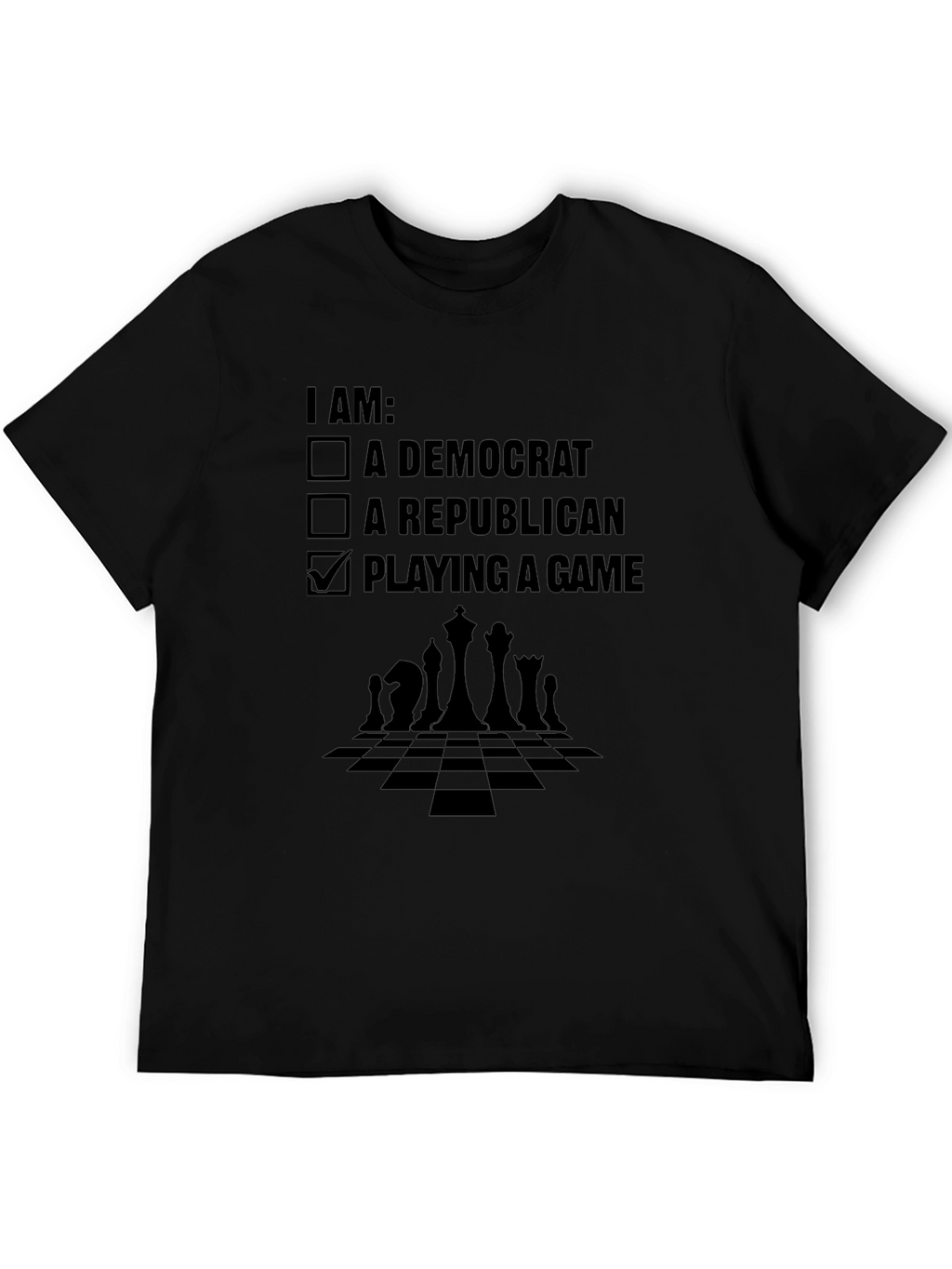 Political Humor T-Shirt: Chess Game
