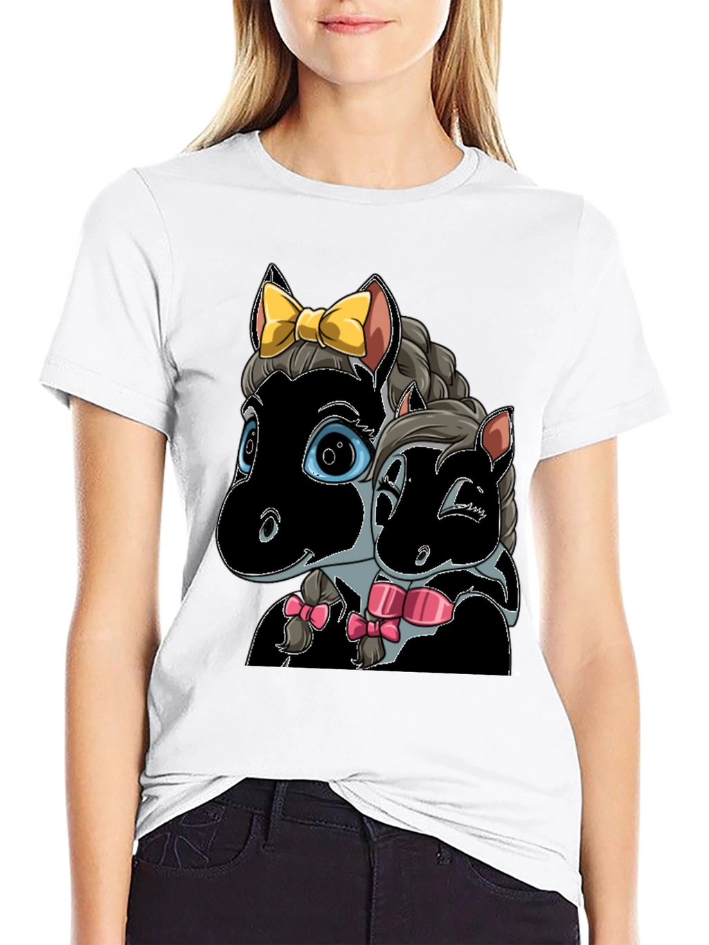 Cartoon Horse T-Shirt: Cute Animal Graphic Tee
