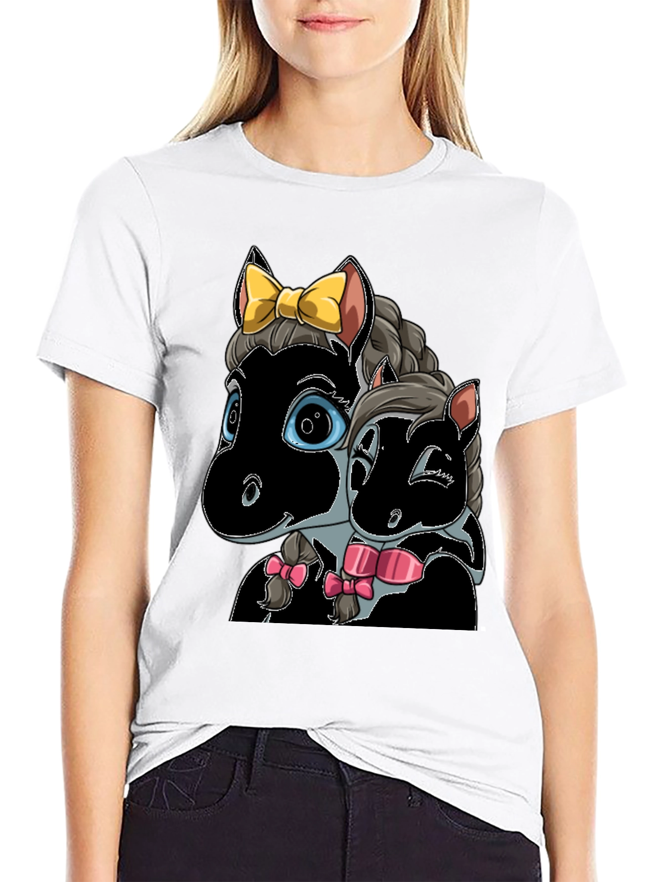 Cartoon Horse T-Shirt: Cute Animal Graphic Tee