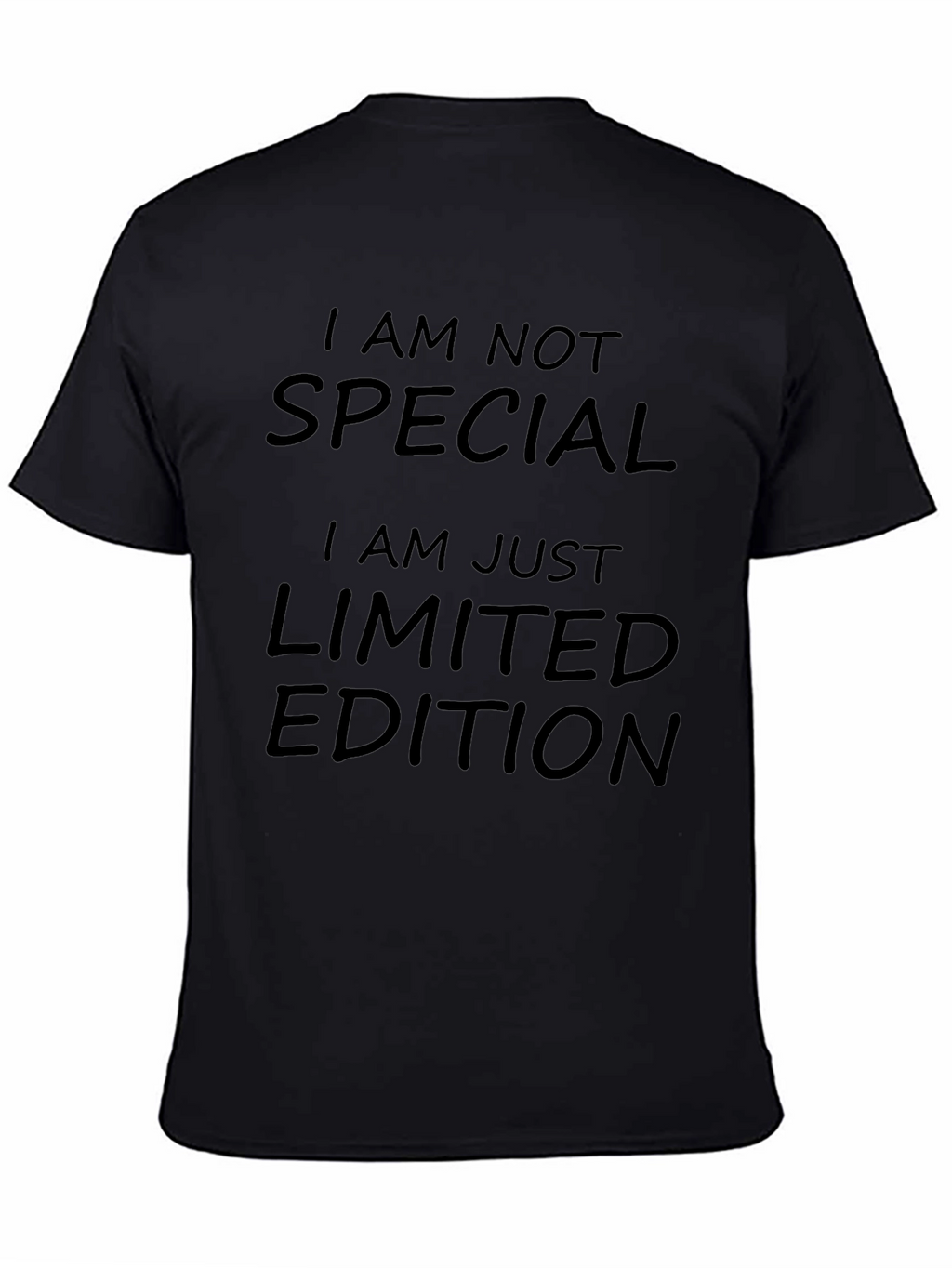 Limited Edition Graphic Tee - Black Crew Neck