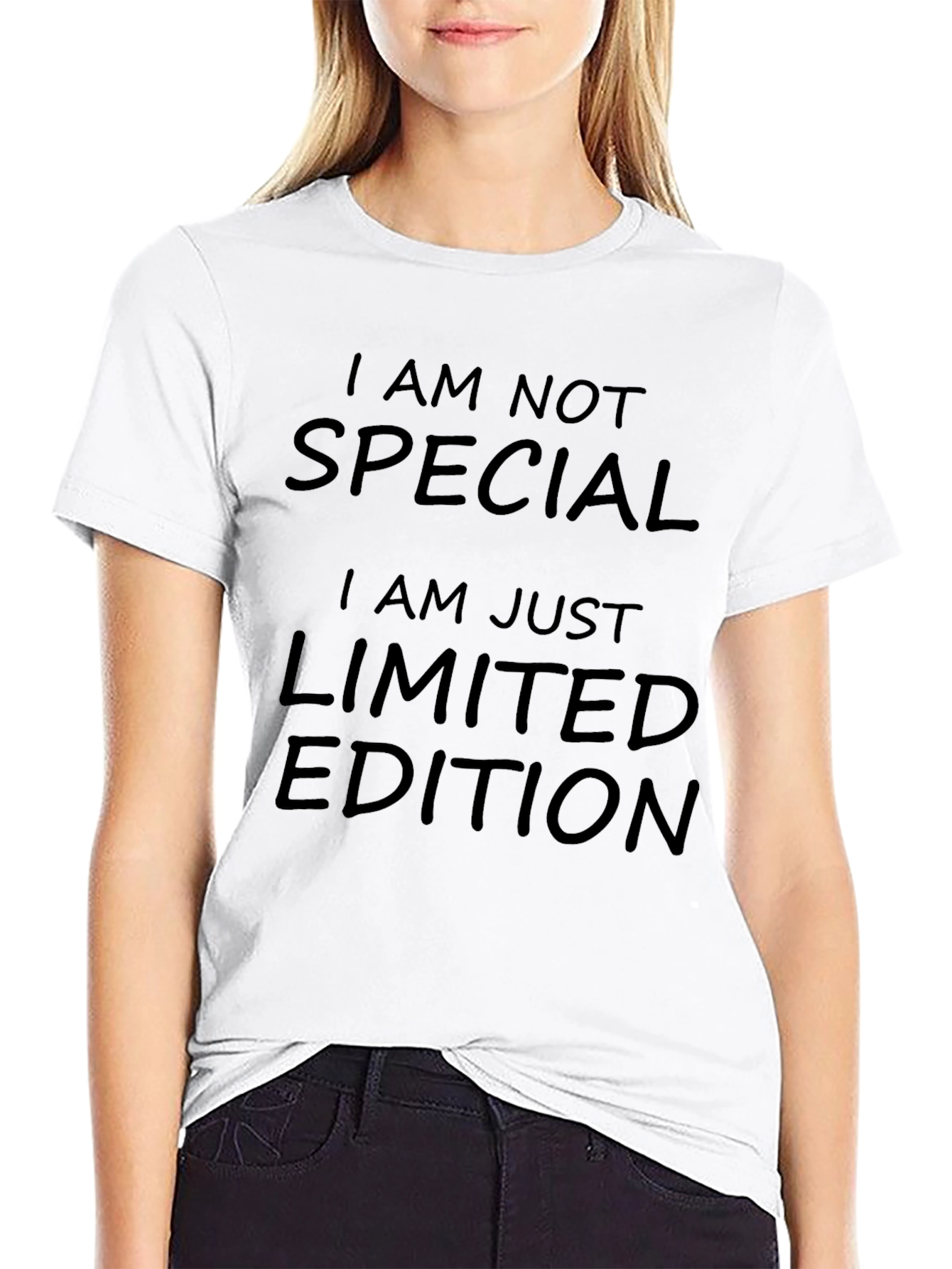 Limited Edition Graphic Tee - Black Crew Neck