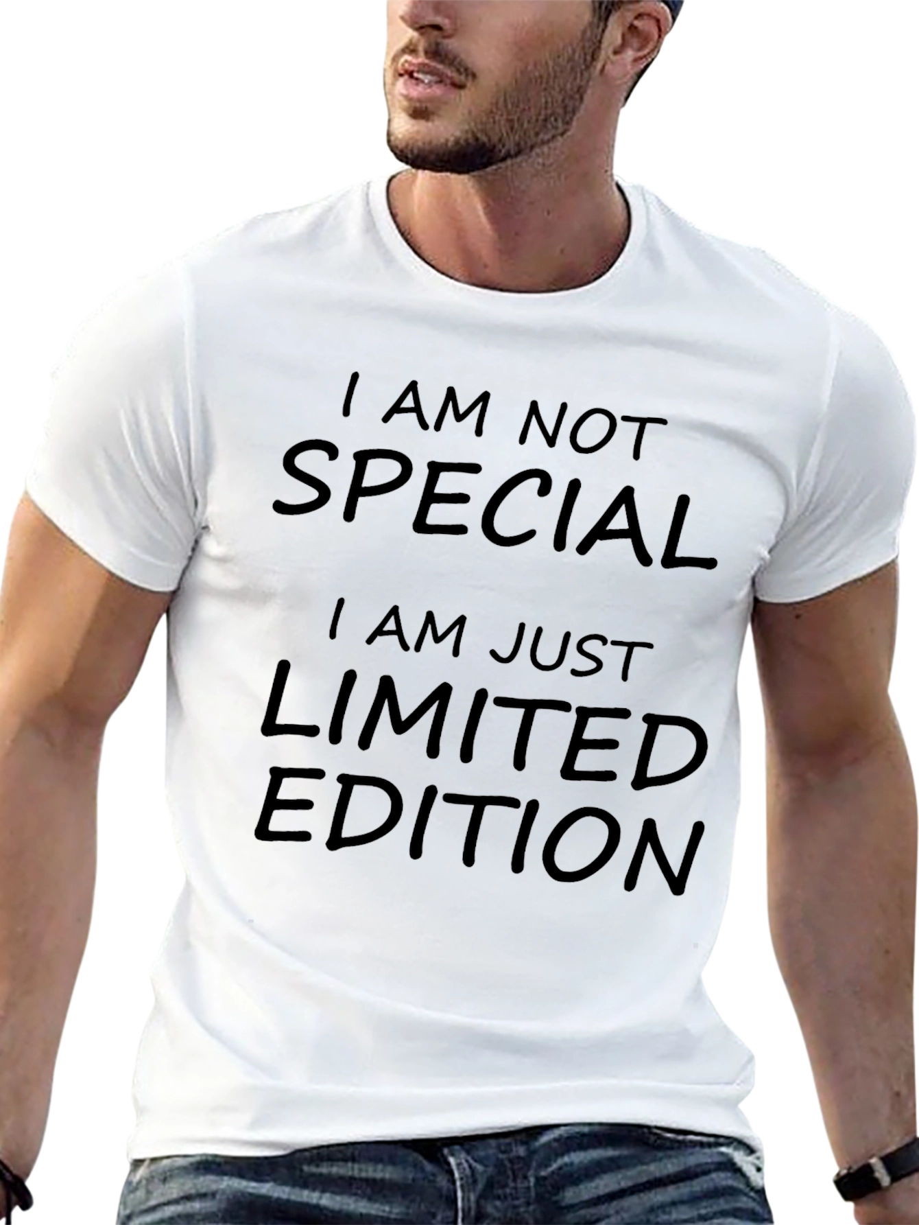 Limited Edition Graphic Tee - Black Crew Neck