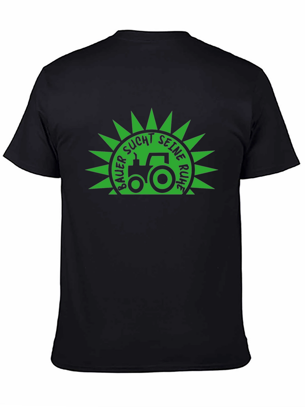 Farmer Seeks Peace Black T-Shirt