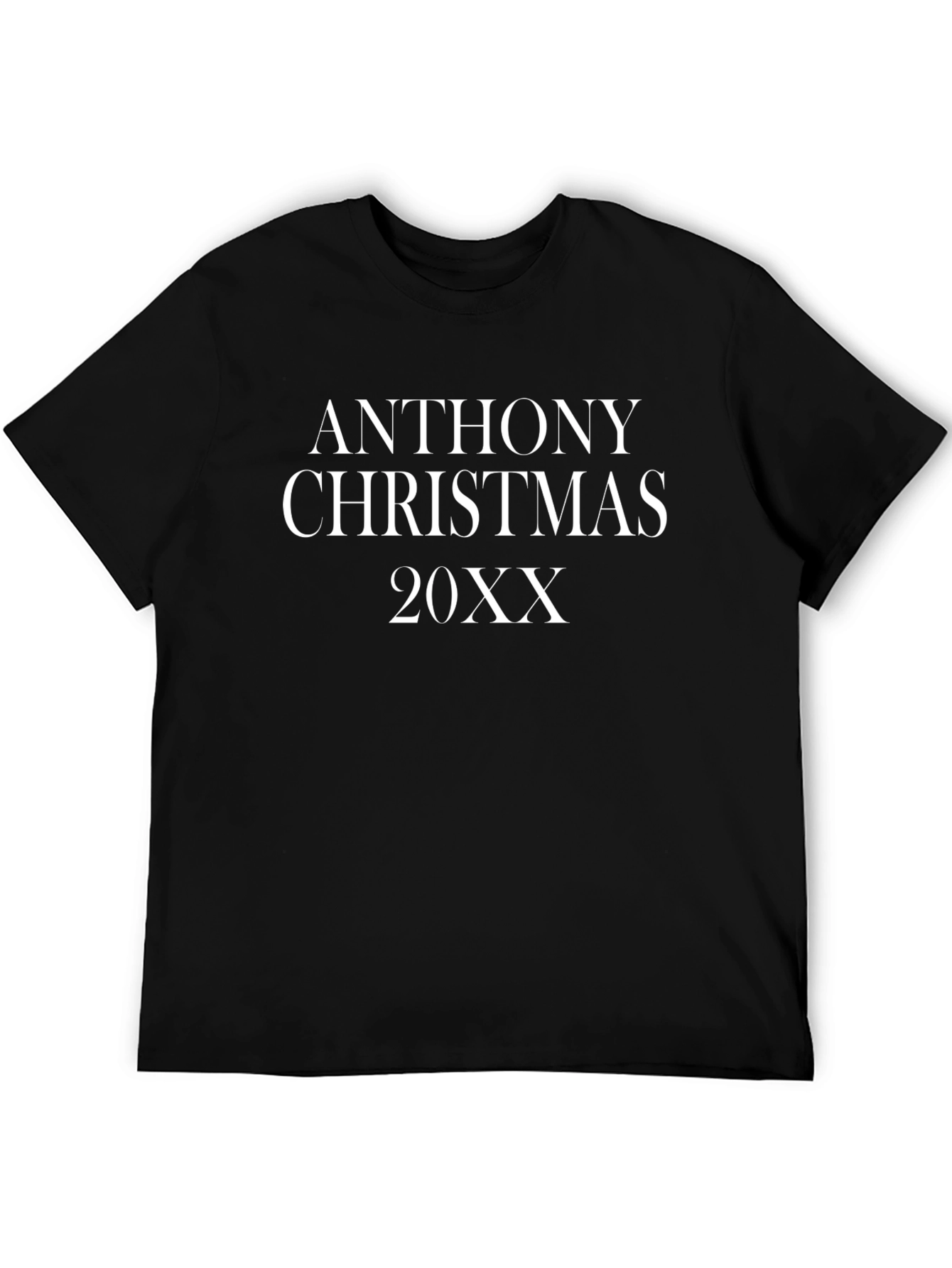 Personalized Christmas T-Shirt - Add Your Name & Year