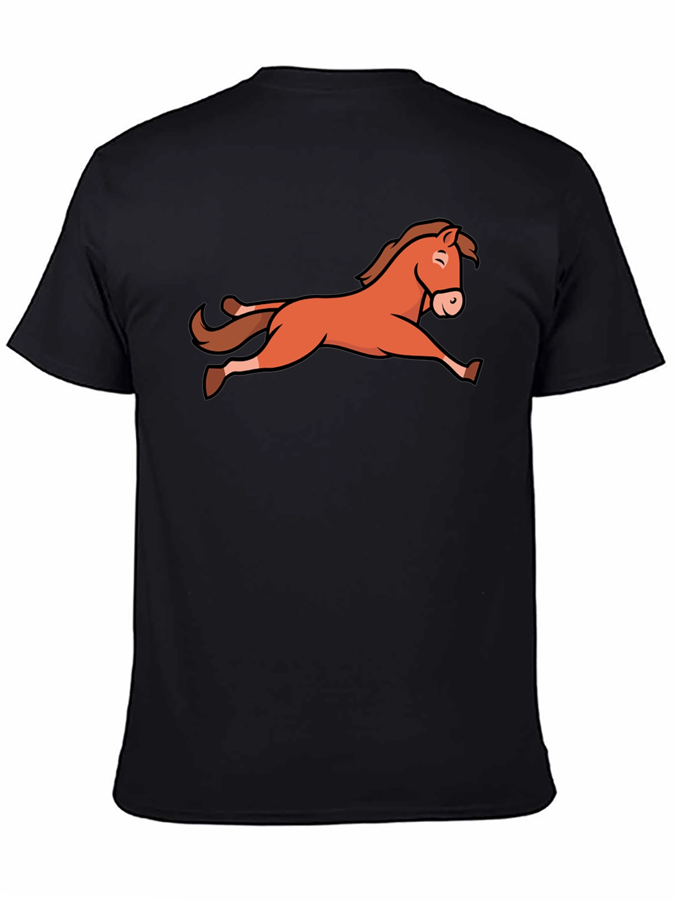 Horse Graphic Black T-Shirt