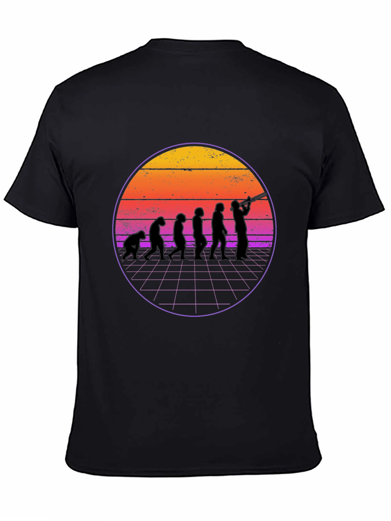 Evolution Musician Graphic Tee - Black