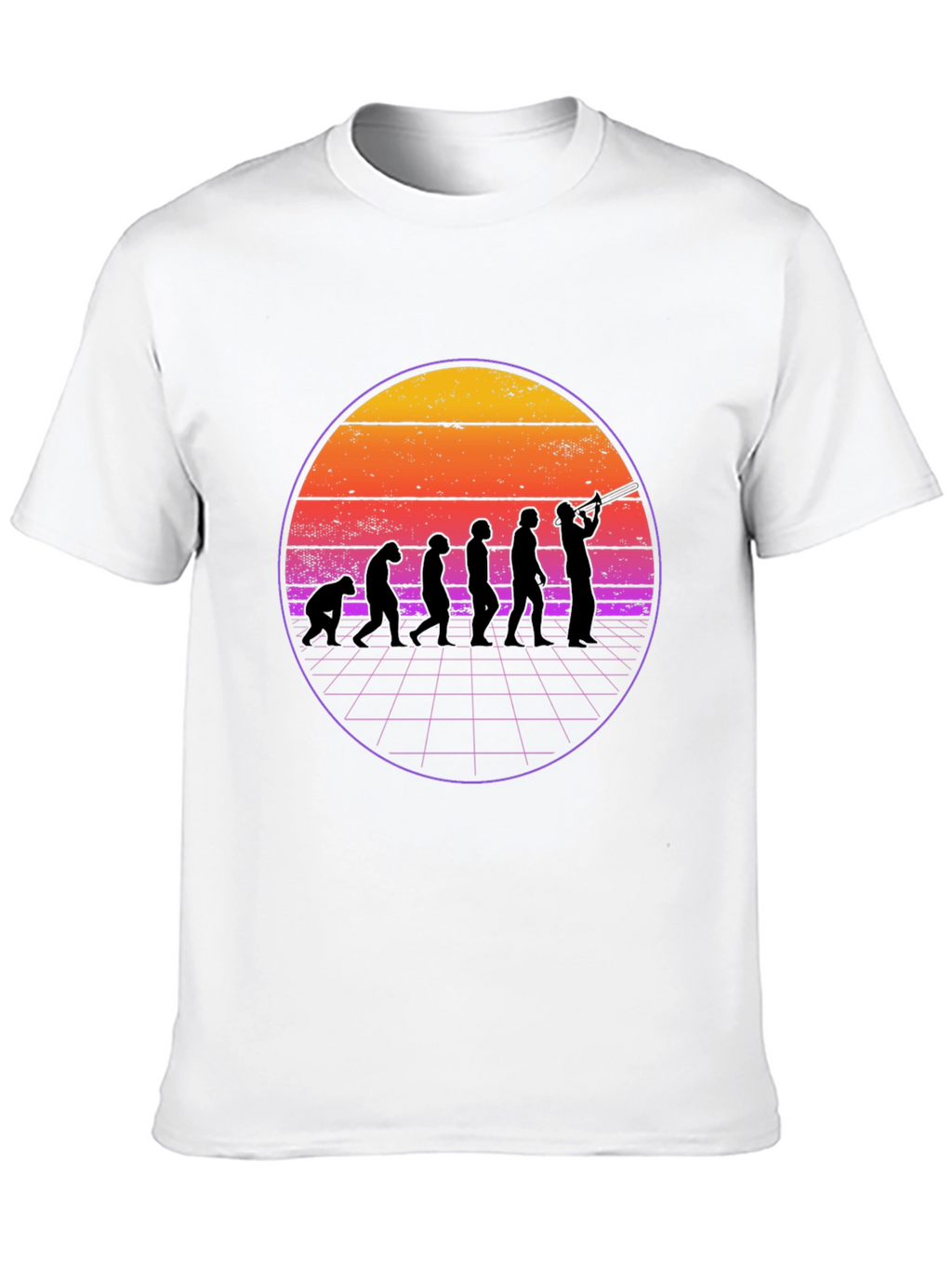 Evolution Musician Graphic Tee - Black